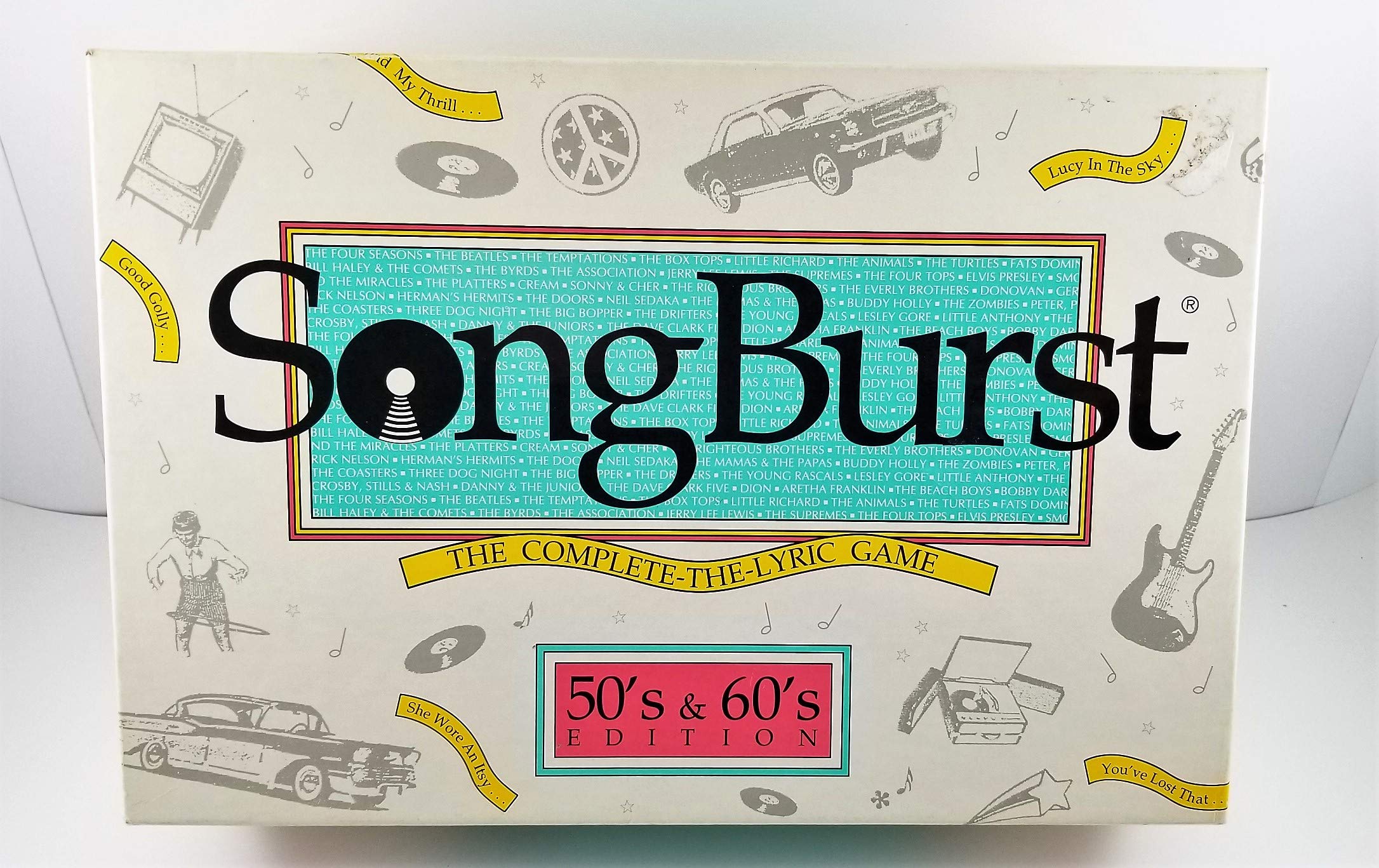 Song Burst - Complete the Lyric Music Trivia Game | Fun Party & Family Game Night | Perfect for Music Lovers & Social Gatherings