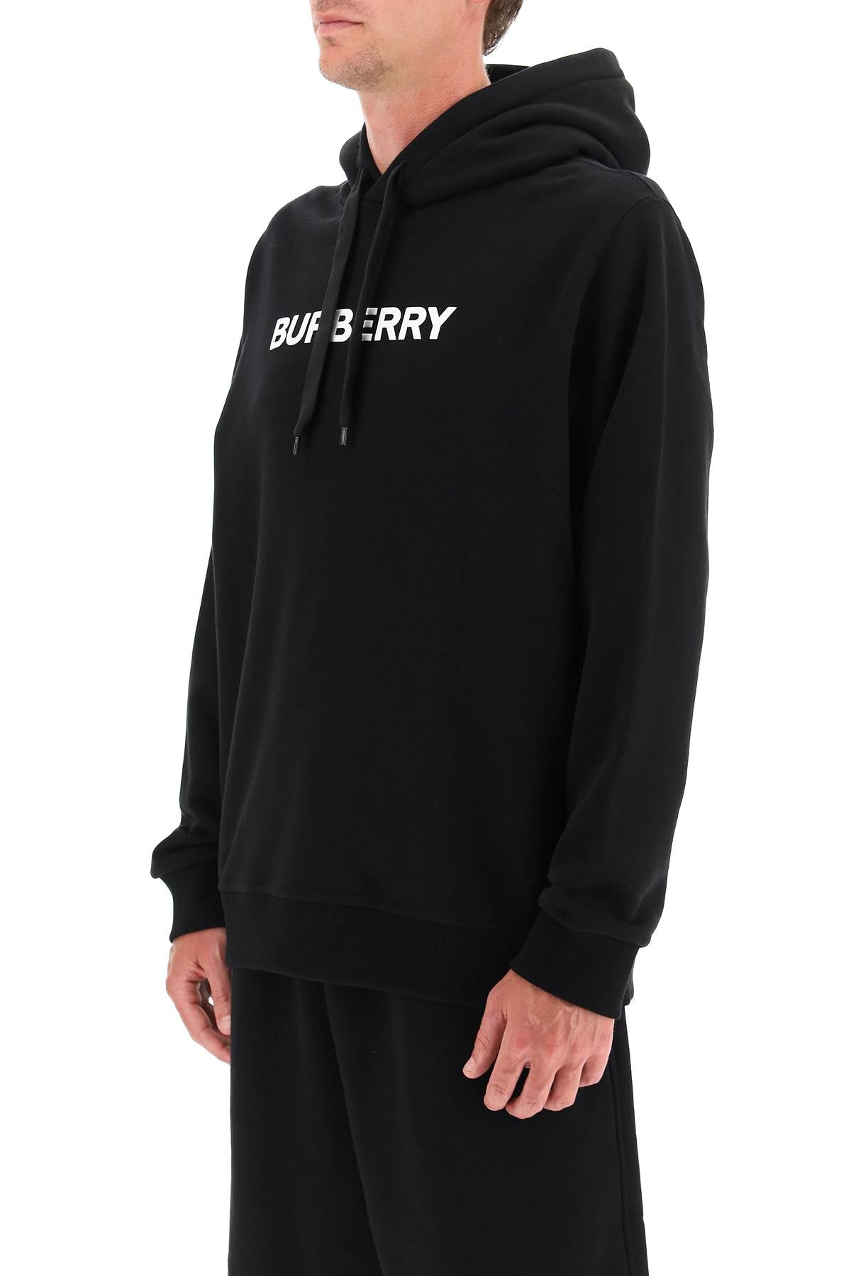 Burberry Logo Hoodie for Men & Women | Classic Cotton Pullover Sweatshirt | Casual Streetwear & Layering Essential