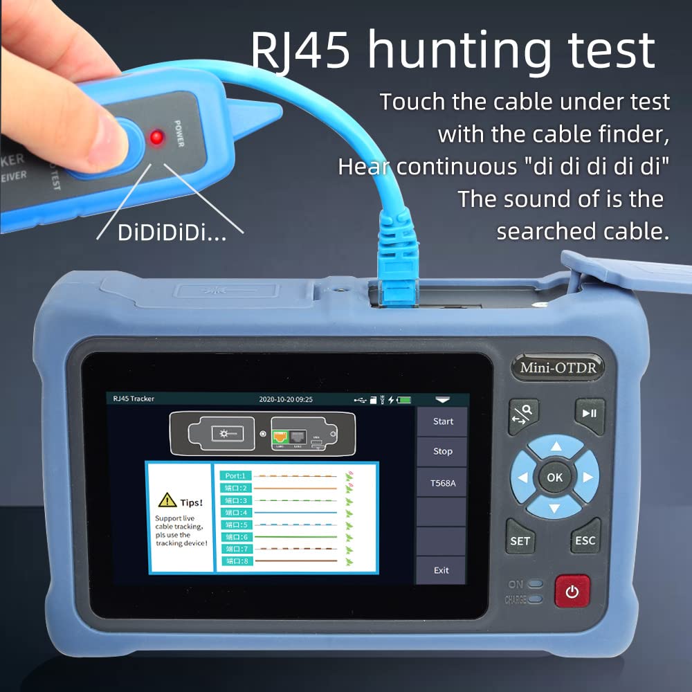 Professional OTDR Optical Fiber Tester 1310/1550nm - 4.3