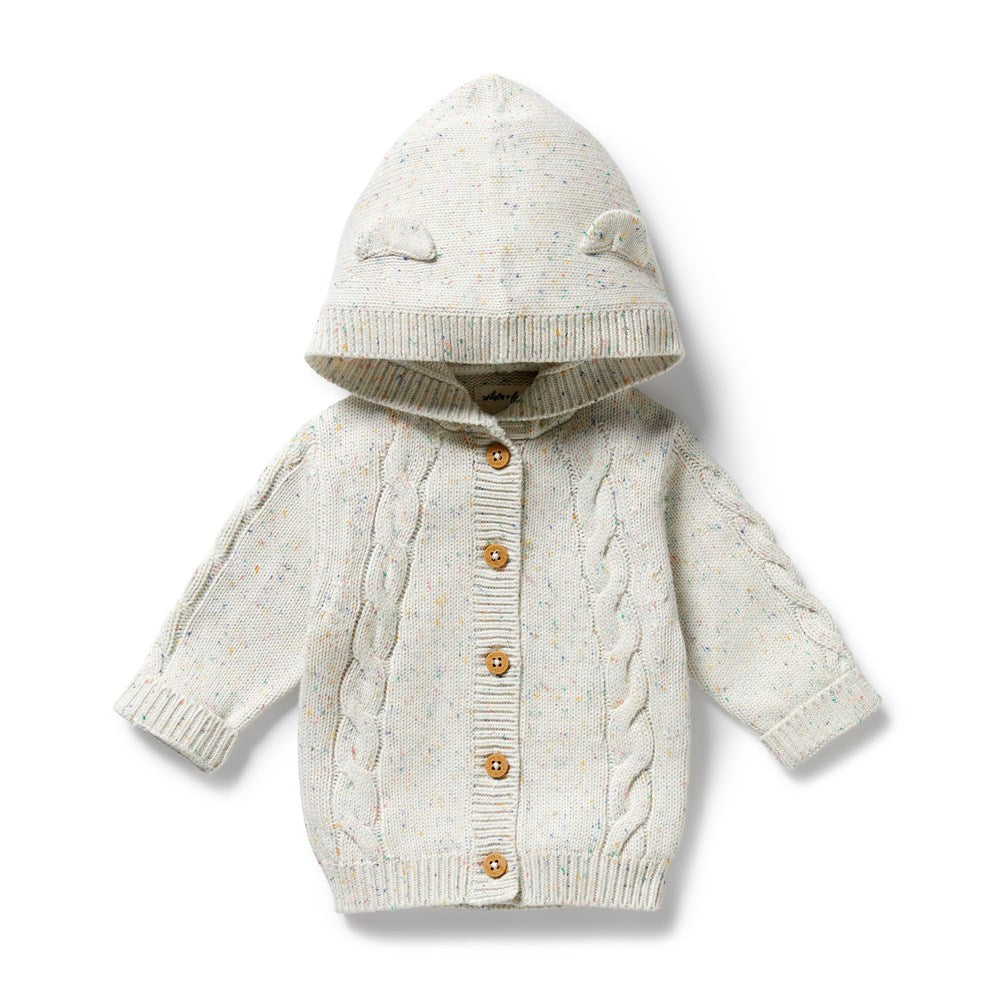 Organic Knitted Cable Jacket for Women - Soft Chunky Handmade Sweater with Vintage Design | Perfect for Fall, Winter & Cozy Outdoor Activities