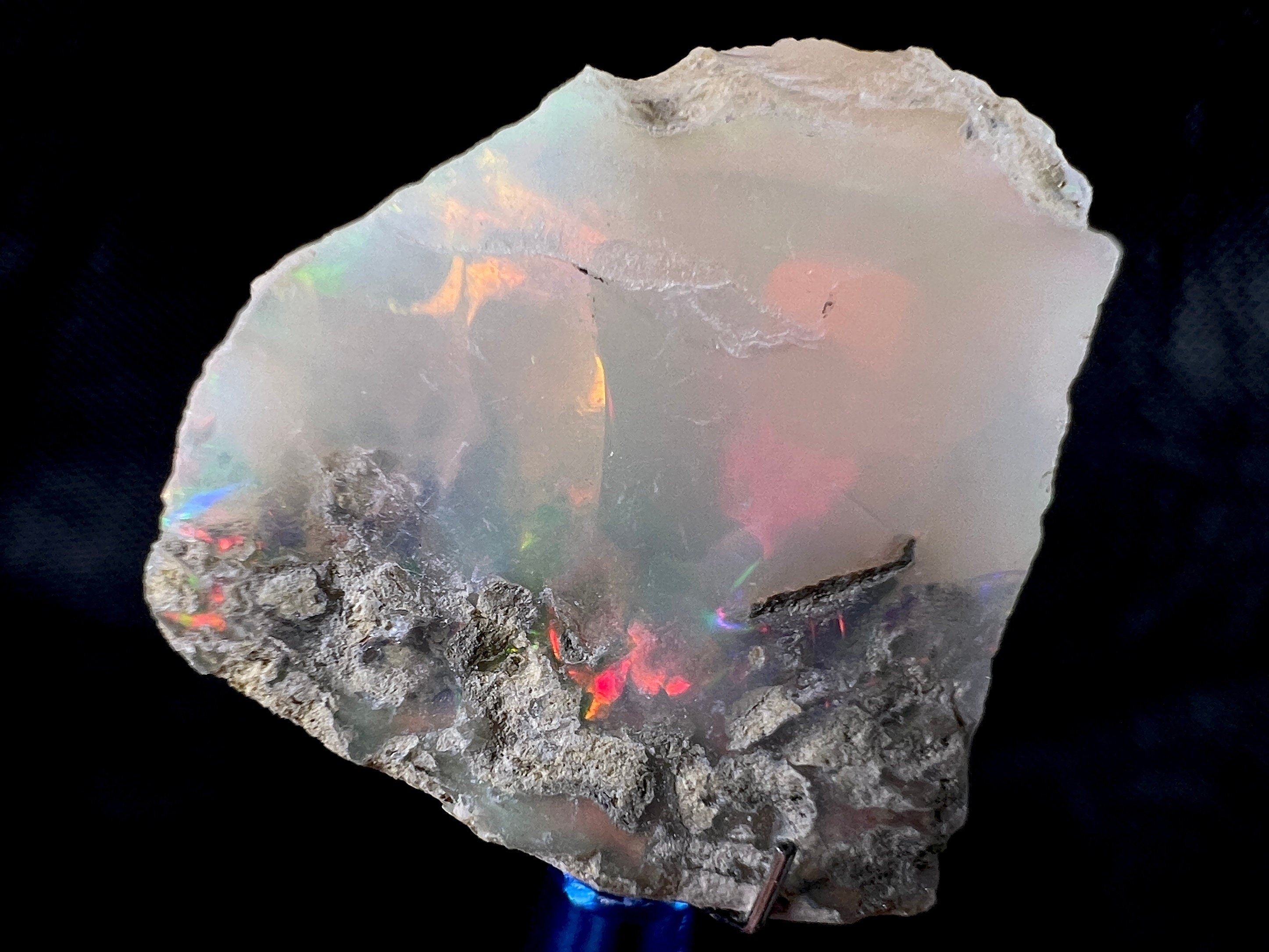 Premium 4A+ Welo Opal Raw Crystal - Natural Cutting Grade Opal Gemstone, October Birthstone for Jewelry Making & Collectors (50699) | Perfect for Handmade Rings, Necklaces & Healing Crystal Decor