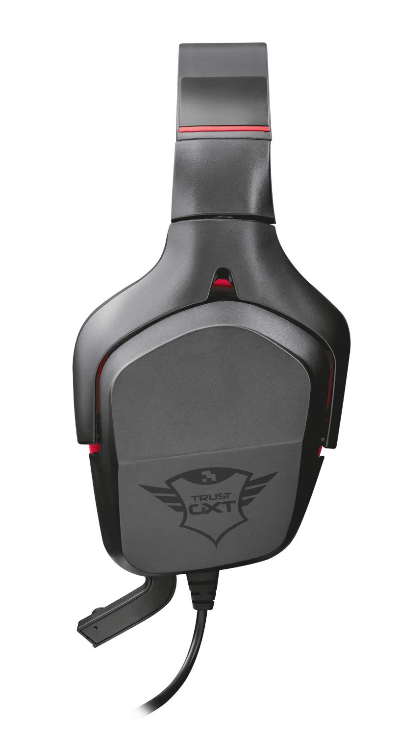 Trust GXT 344 Creon Gaming Headset with Adjustable Microphone - Over-Ear Stereo Headphones for PC, PS4, Xbox - Perfect for Competitive Gaming & Online Chat