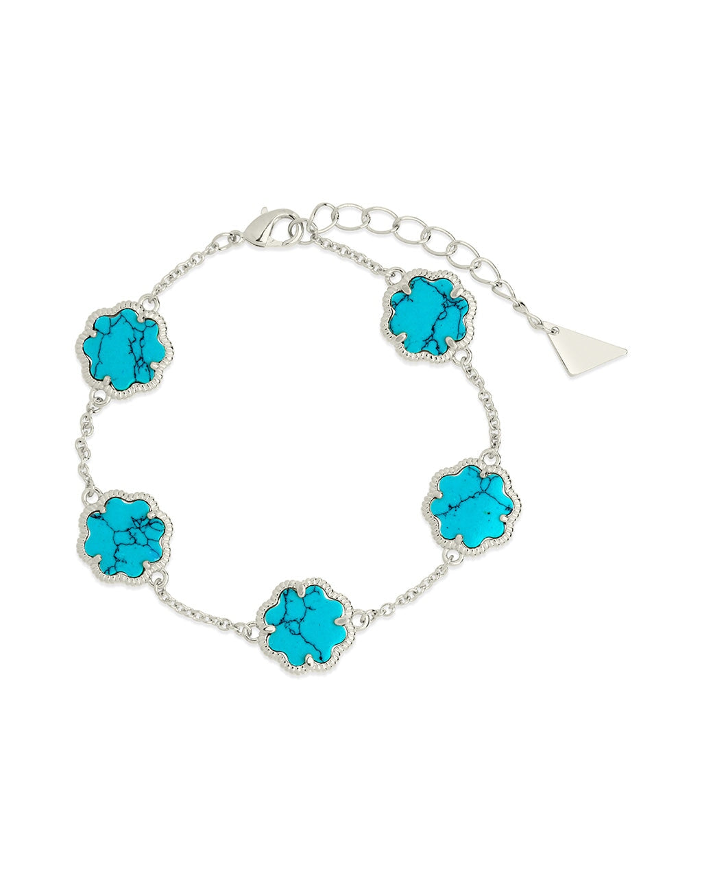 Rose Petal Station Bracelet for Women - Dainty Floral Charm Adjustable Bangle for Everyday Wear, Gift for Her, Wedding, Anniversary & Special Occasions