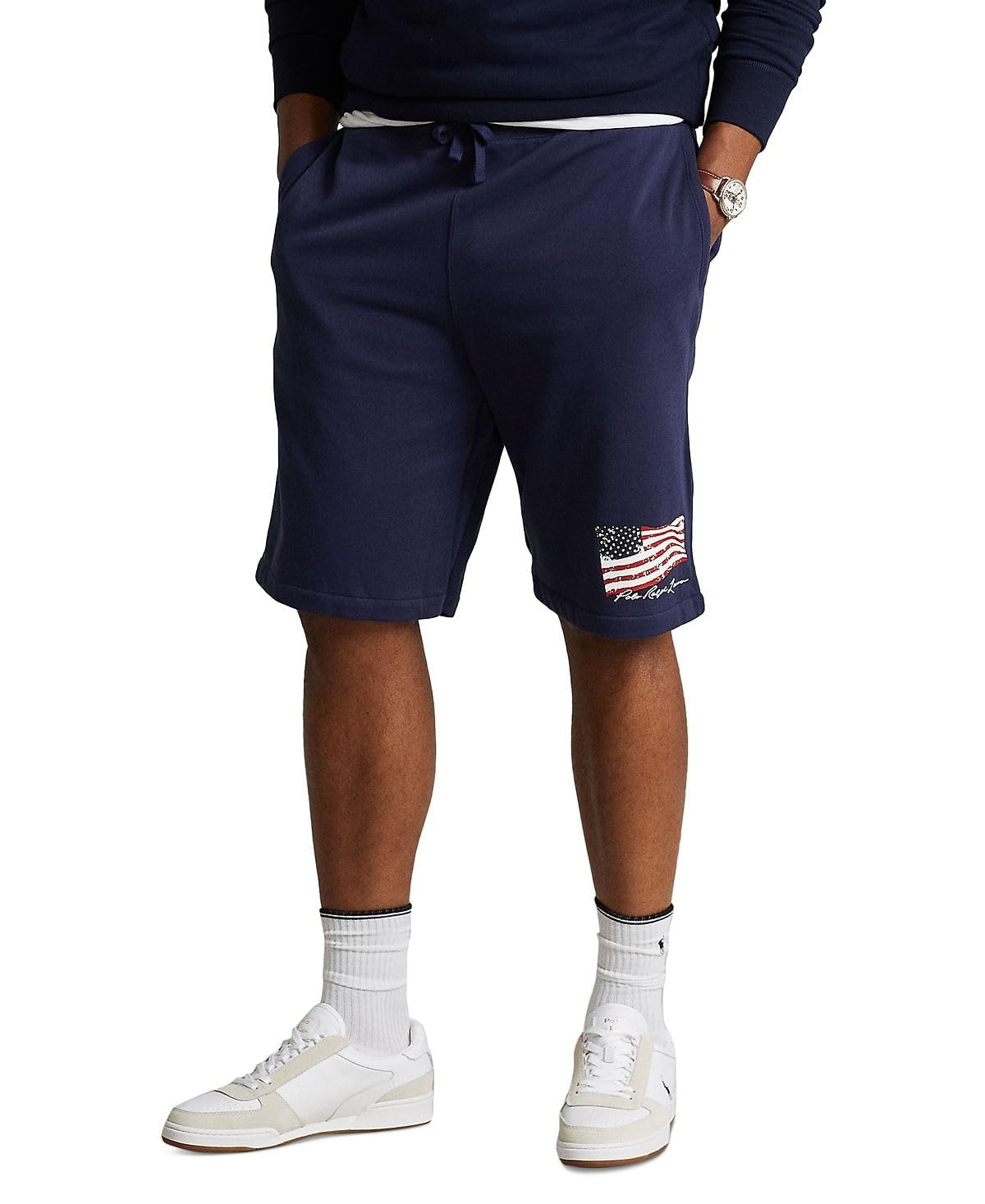 Ralph Lauren Men's Classic Pony Fleece Shorts - Comfortable Cotton Casual Shorts for Summer, Gym, and Lounge Wear