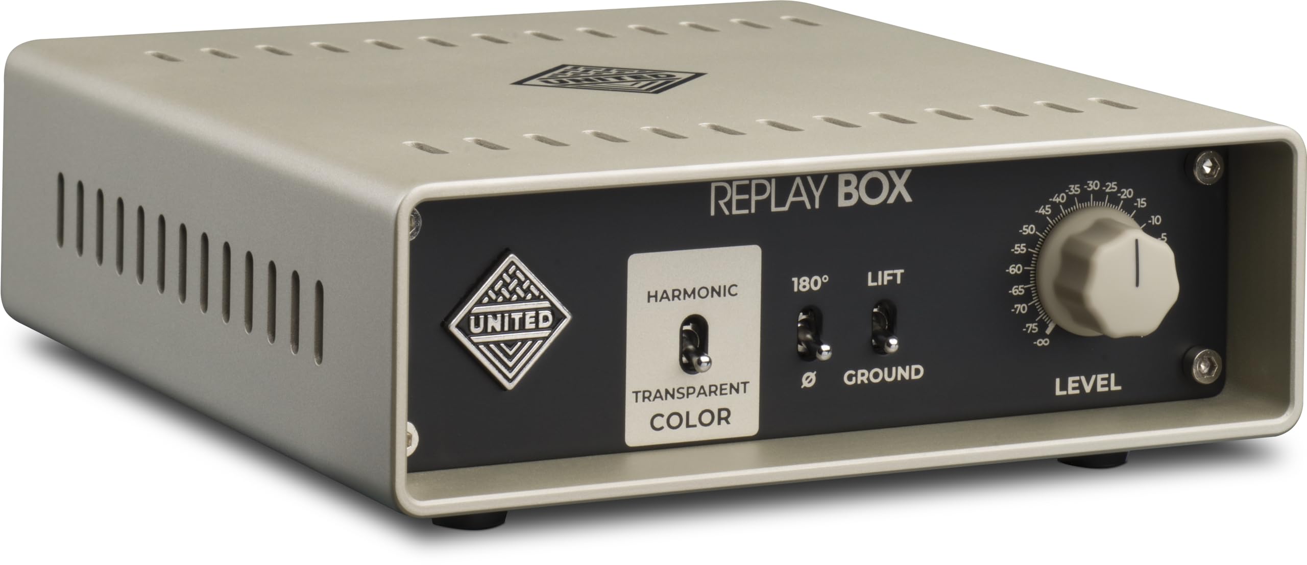 United Studio Technologies Replay Box - Professional Dual Transformer Reamplification Box for Guitar & Bass - Perfect for Studio Recording & Live Performances