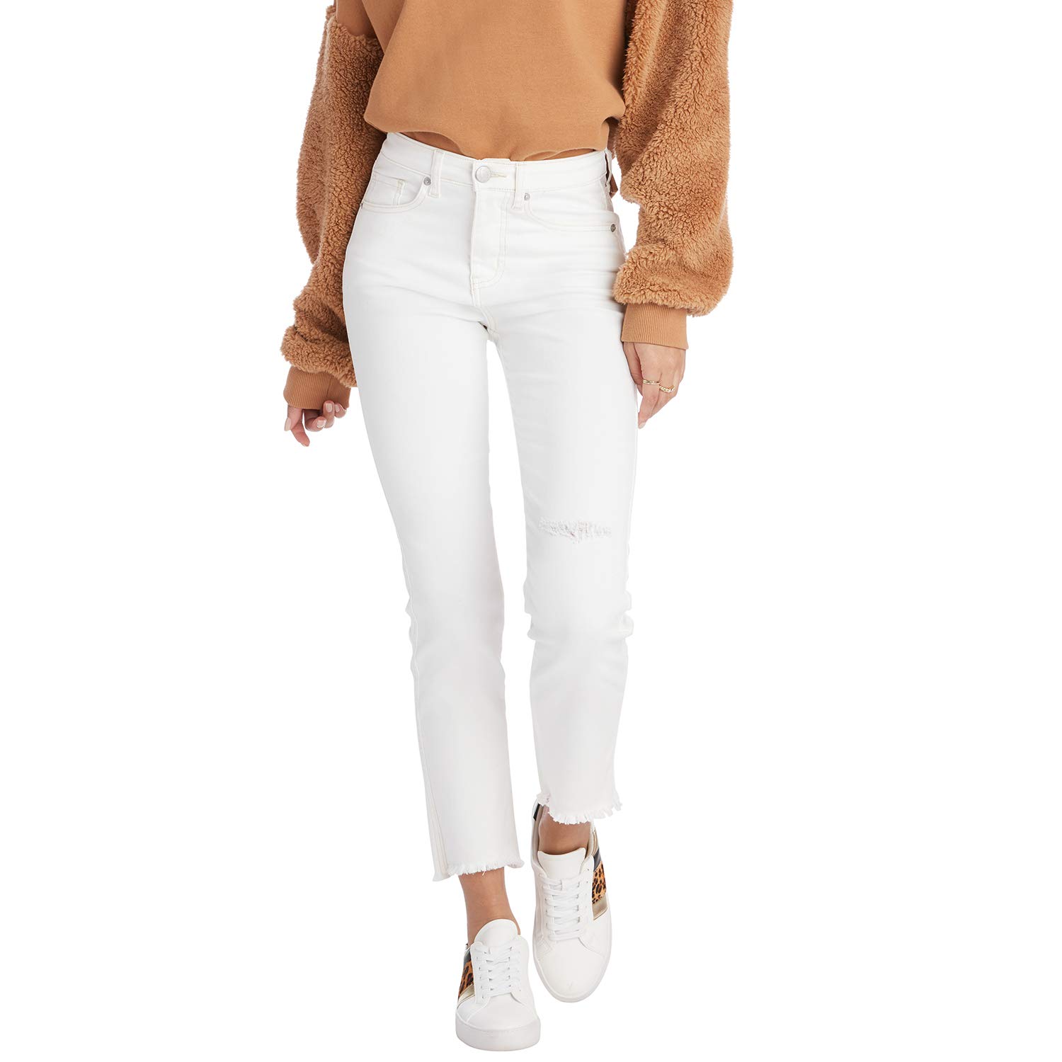 Mud Pie Women's Hyde Straight Leg Jeans - Comfortable Stretch Denim Pants for Casual Wear, Work & Everyday Outfits