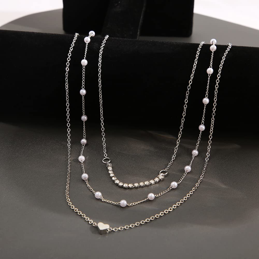 Elegant Gold Pearl Necklace for Women - Handmade Dainty Layered Y-Necklace with Tiny Pearls | Perfect for Weddings, Bridal Parties, Birthdays & Special Occasions | Timeless Pearl Jewelry Gift