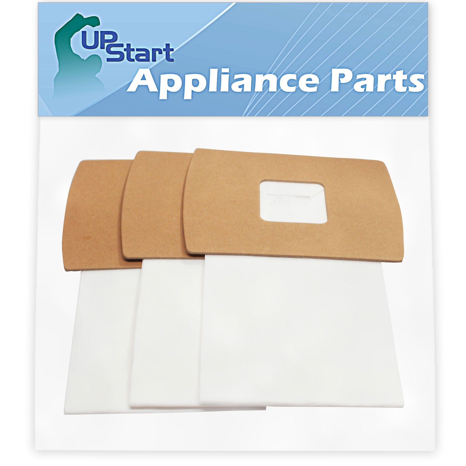 UpStart Battery 3 Replacement Vacuum Bags for Oreck BB1000DC - Compatible with Oreck PKBB12DW, Type BB, Buster B Vacuum Cleaners | Perfect for Home Cleaning, Pet Hair Removal & Allergen Reduction