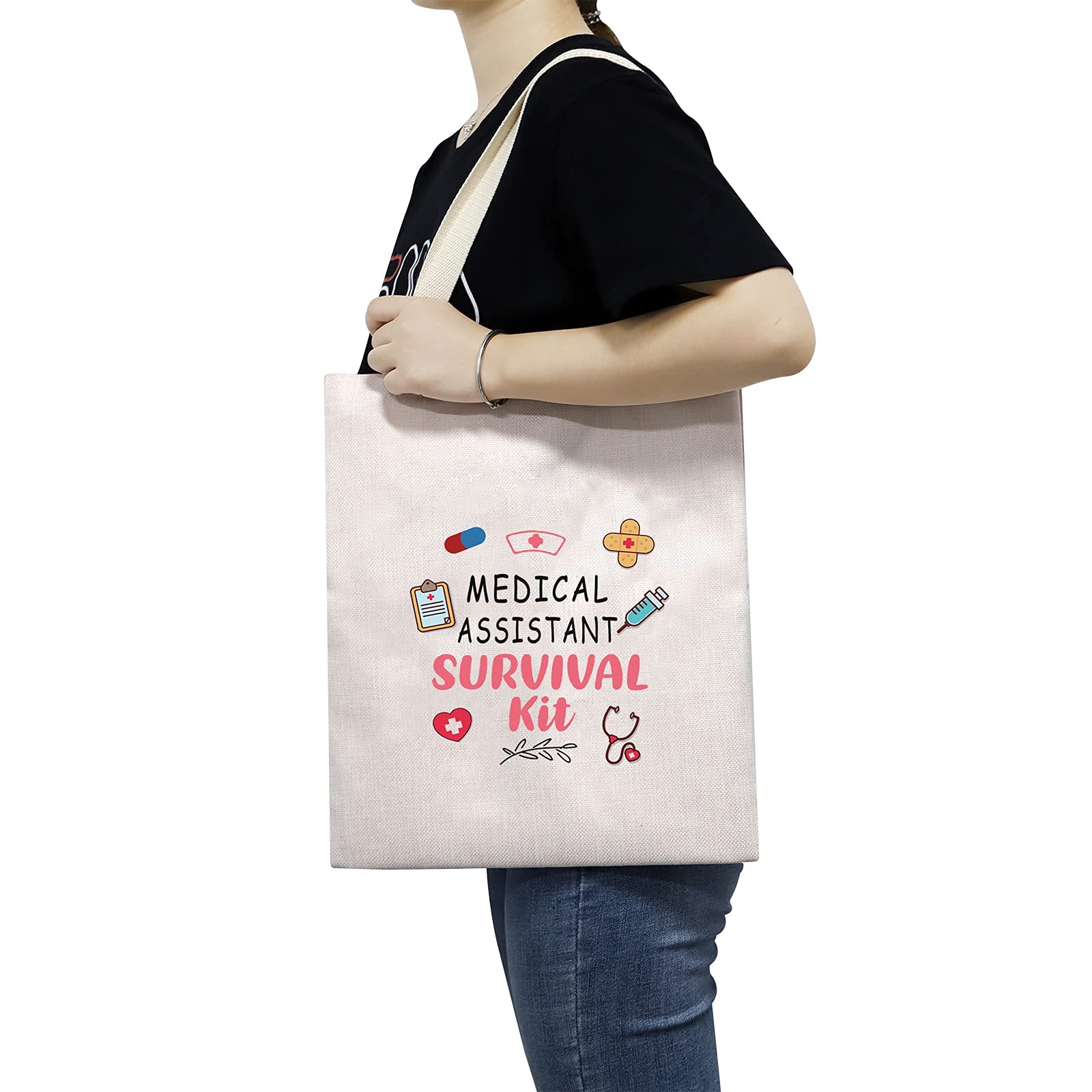 Premium Nurse & Doctor Gift Kit - Medical Assistant Graduation & Retirement Gift Set with Canvas Tote Bag | Perfect for Healthcare Professionals, Appreciation Gifts & Work Essentials