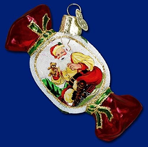 Old World Christmas Santa with Toys - Handcrafted Glass Ornament for Holiday Tree Decor - Perfect for Xmas Gifts & Festive Home Decoration