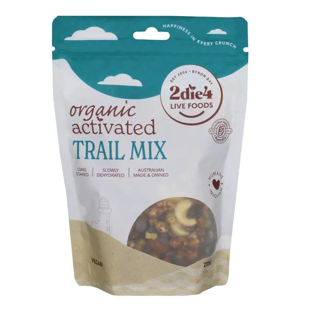 Organic Trail Mix with Superfoods - 2DIE4 Activated Snack for Hiking, Camping & Healthy On-the-Go Energy Boost