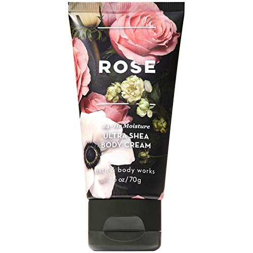 Bath & Body Works Rose Scented Travel Size Body Cream 2.5 oz - Moisturizing Hand & Body Lotion for Women, Perfect for Gym, Travel & On-the-Go Hydration