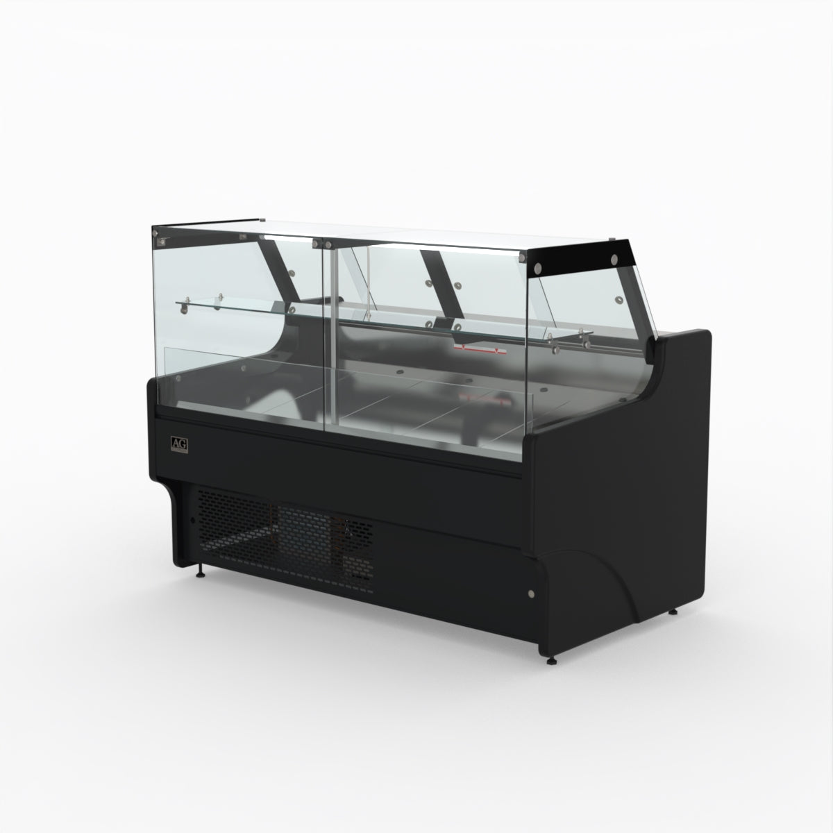 1.5 Meter Deli Showcase Glass Display Case - Commercial Refrigerated Food Display for Bakery, Deli, and Supermarket Use