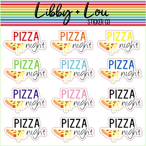 Pizza Planner Stickers for Parties & Events - Libby & Lou Co