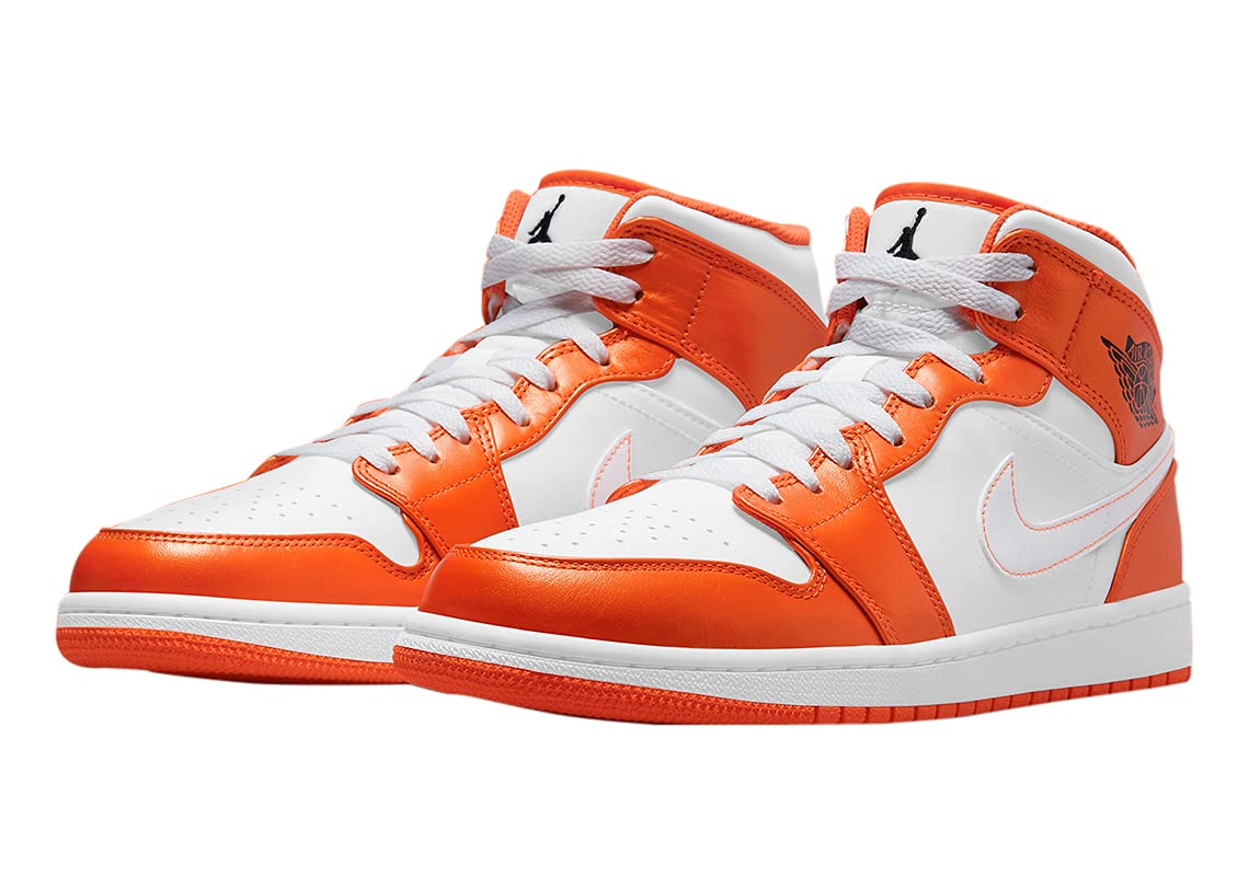 Nike Men's Air Jordan 1 Mid Basketball Shoes - Retro Sneakers for Men, High-Top Streetwear Fashion, Comfortable Cushioning - Perfect for Casual Wear, Gym, and Basketball Games