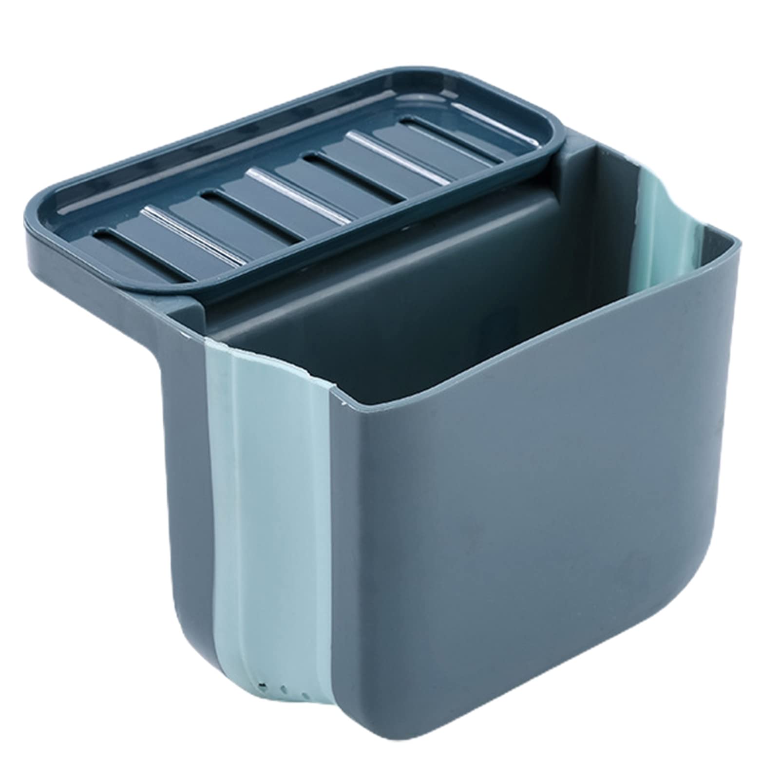 Kasituny Expandable Plastic Kitchen Sink Drain Basket - Ventilated Quick-Drying Dish Drying Rack for Efficient Water Drainage | Space-Saving Kitchen Organization Tool for Countertop, Sink & Cabinet Storage