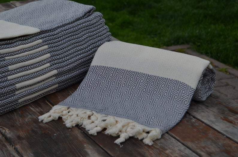 Diamonds in the Sky Series - 100% Cotton Bath Towels | Soft & Absorbent Luxury Towels for Spa, Beach & Home Use