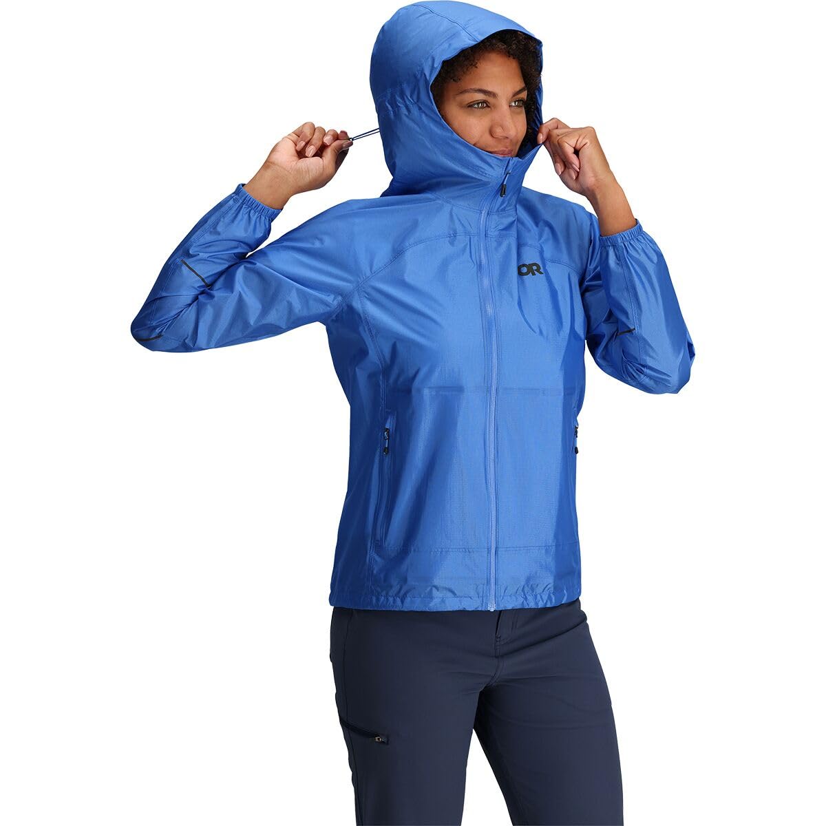 Outdoor Research Women's Helium Rain Jacket - Lightweight Waterproof Windbreaker for Hiking, Camping & Travel - Breathable Raincoat with Hood for Outdoor Adventures