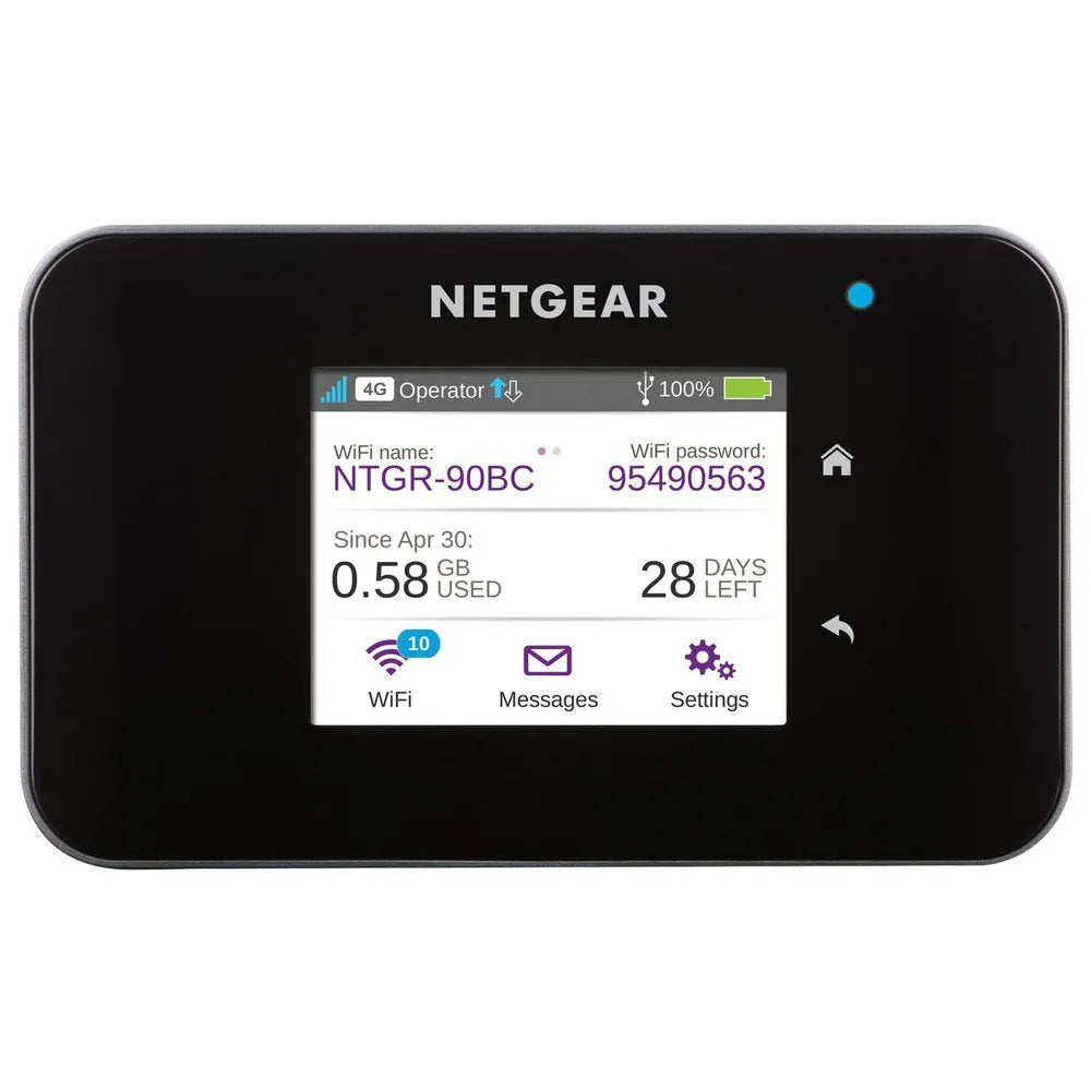 Netgear AirCard 810 4G LTE Mobile Hotspot Router - Fast Wireless Internet for Travel, Work & Remote Areas | Portable WiFi for Laptops, Tablets & Smartphones