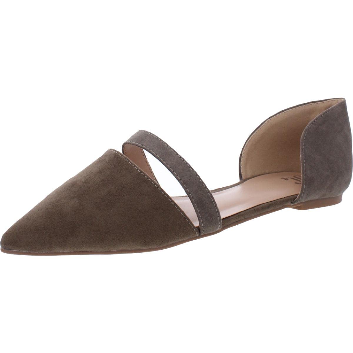 Journee Collection Women's Comfortable Ballet Flats - Lightweight Slip-On Shoes for Work, Travel & Everyday Wear