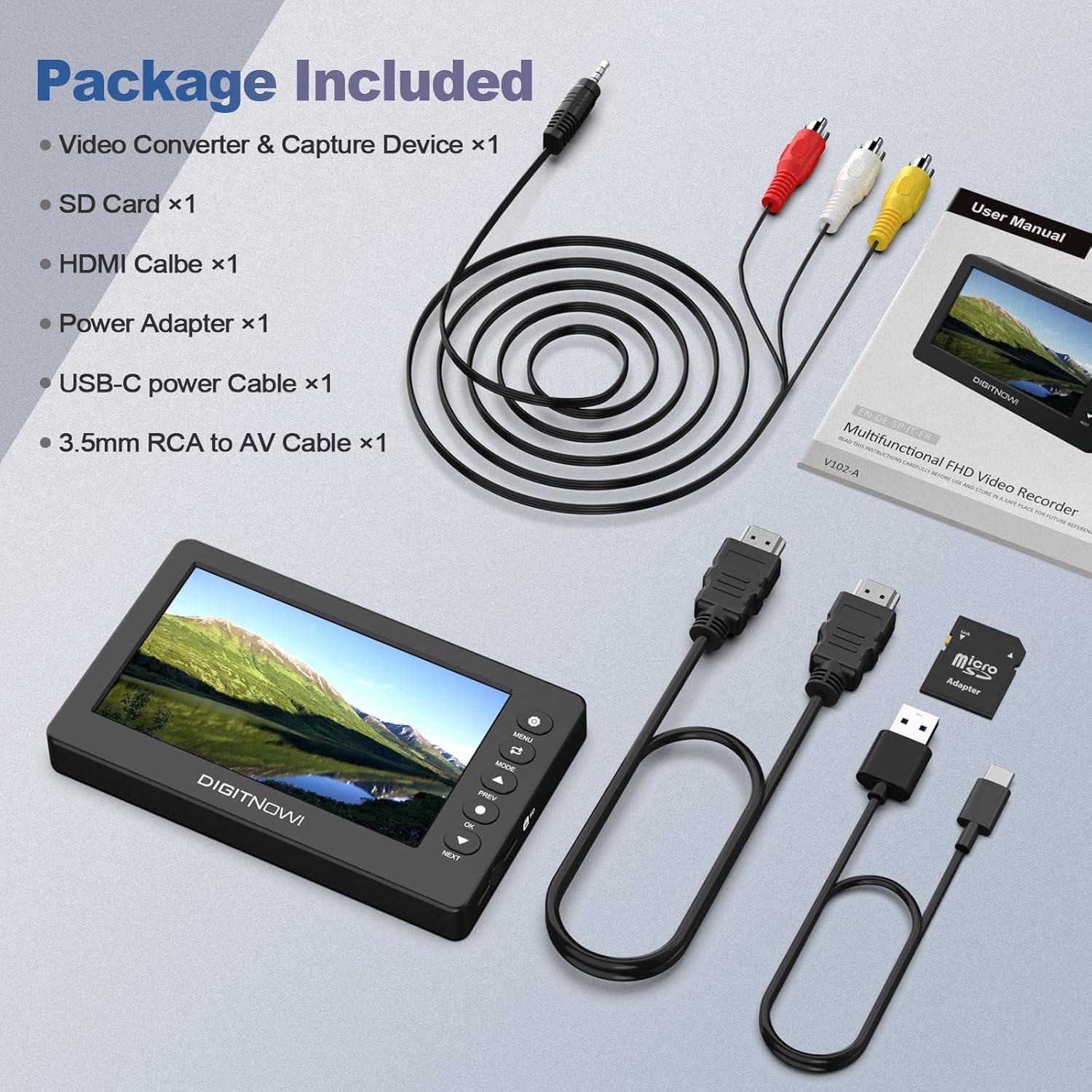 Video to Digital Converter 3.0 - VHS to Digital Converter with 5