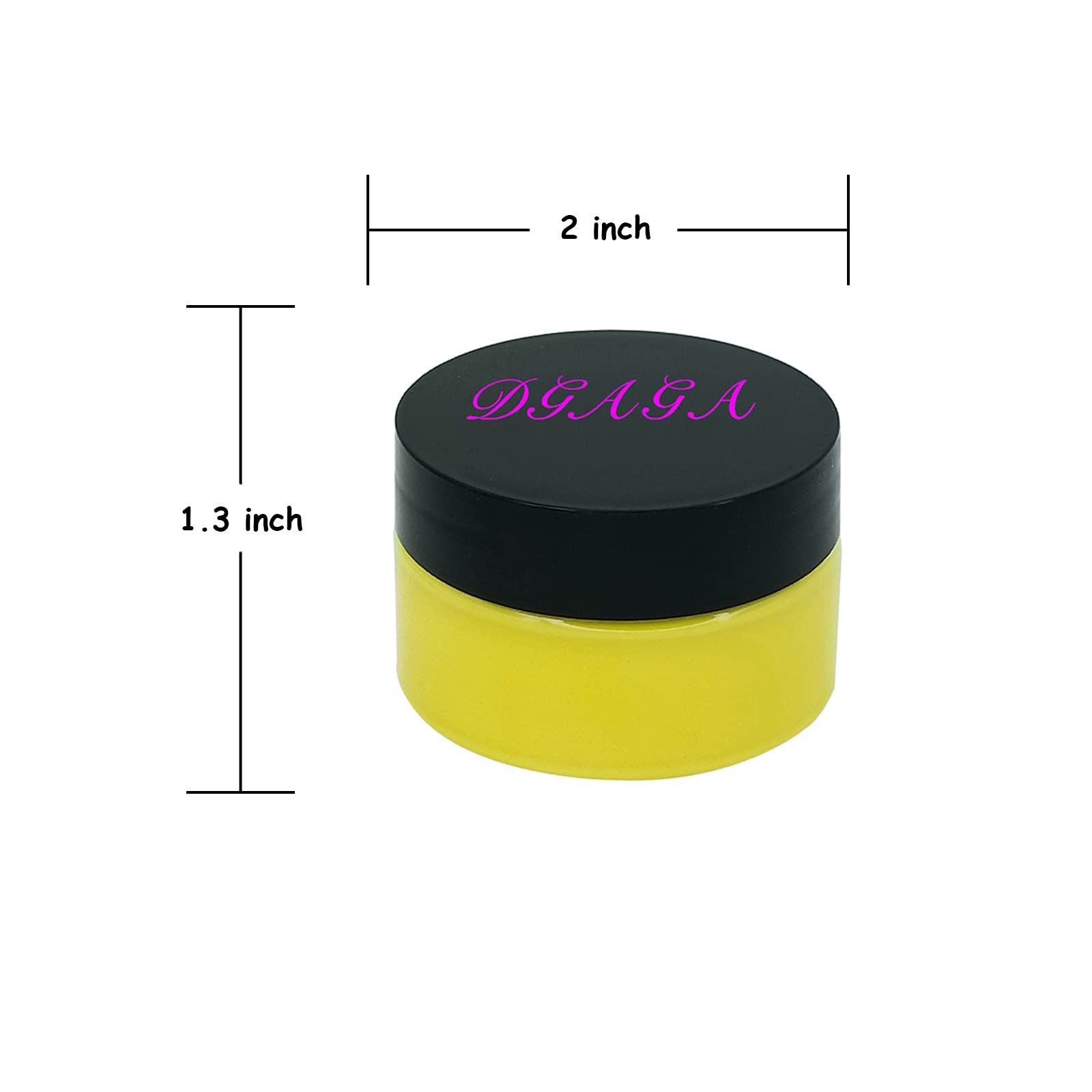 DGAGA Chalk Paste Self-Adhesive Stencils - Yellow Screen Printing Ink for Mesh Transfer - DIY Home Decor, Wood Signs, Canvas & Glass - Perfect for Chalkboard Art, Crafts & DIY Projects (Ideal for Wall Decals, Wedding Signs & Handmade Gifts)