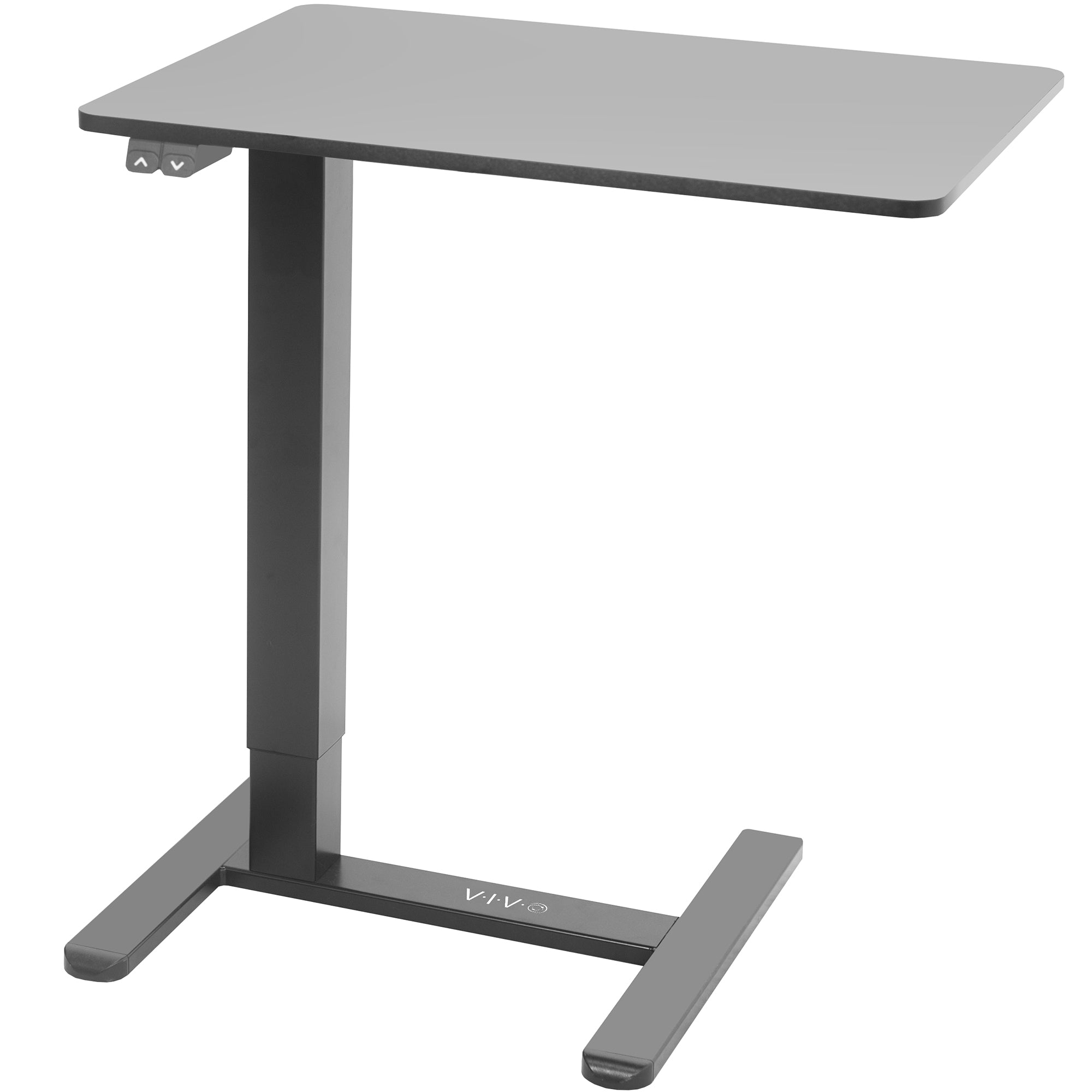 Adjustable Electric Overbed Table with Wheels - Portable Hospital Bedside Table for Eating, Working, and Reading - Perfect for Home, Hospital, and Nursing Care Use