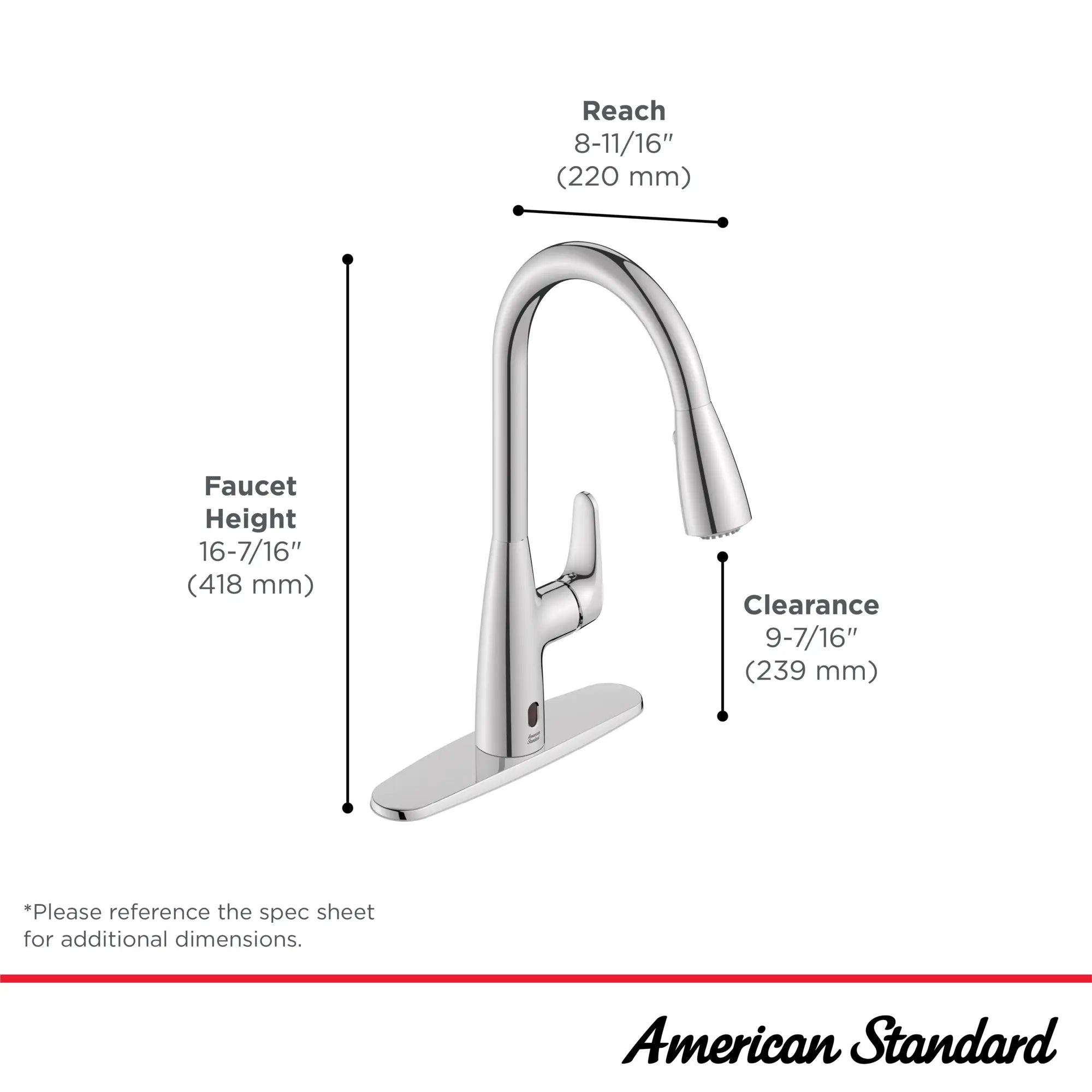 Colony PRO Touchless Single Handle Pull Down Kitchen Faucet with Dual Spray - 1.5 GPM/5.7 LPM Water Flow - Modern Hands-Free Faucet for Easy Cooking & Dishwashing