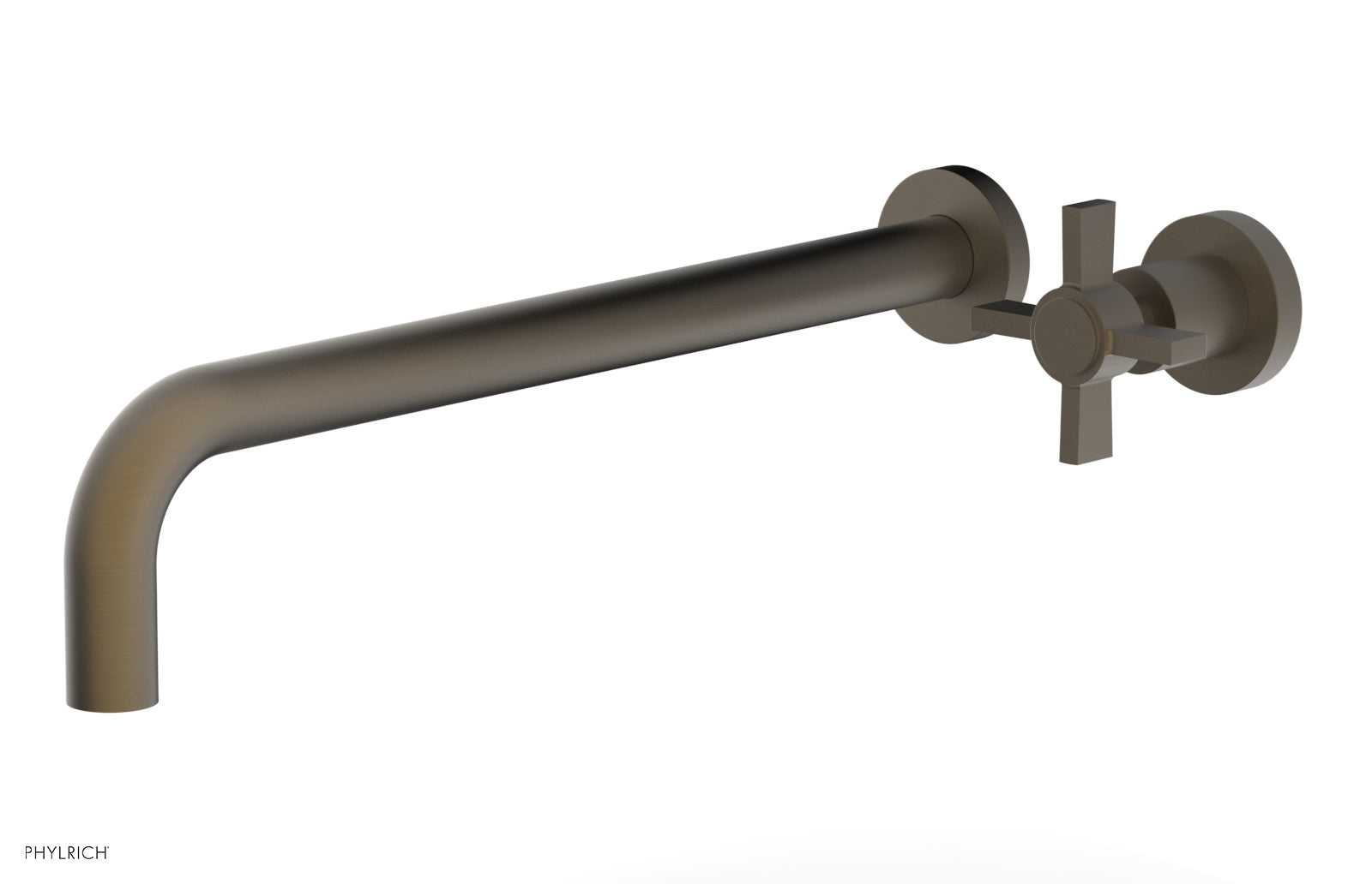 Basic 14 Single Handle Wall Mount Bathroom Faucet Set with Cross Handle D132 18 - Perfect for Modern Bathroom & Powder Room Renovations