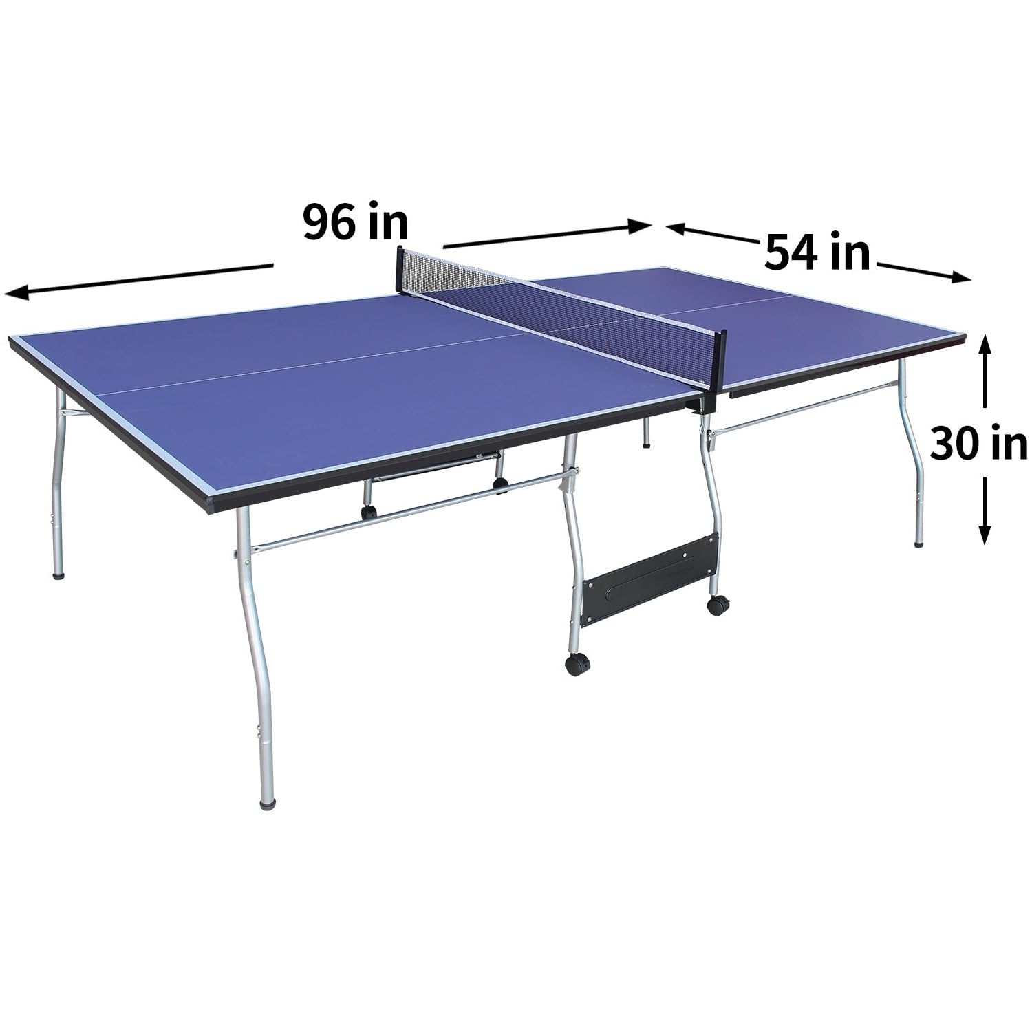 Premium Foldable & Portable Ping Pong Table Set - Indoor/Outdoor Table Tennis for Home, Office, Backyard, and Party Games | KOZYSFLER