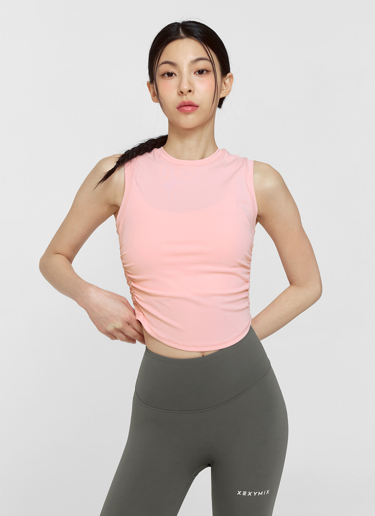 Relax Shirring Sleeveless Top for Women - Comfortable Summer Blouse for Casual Wear, Beach Outings & Date Nights