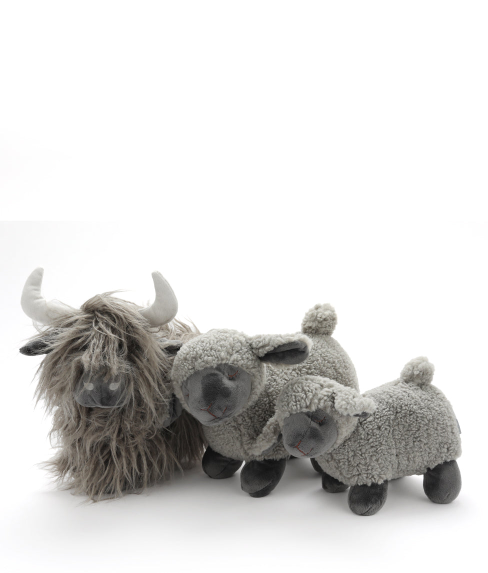 Flock of Farm Friends Charcoal Animal Figurines - Farmhouse Decor for Home, Office & Nursery | Perfect for Farm-Themed Parties & Gifts