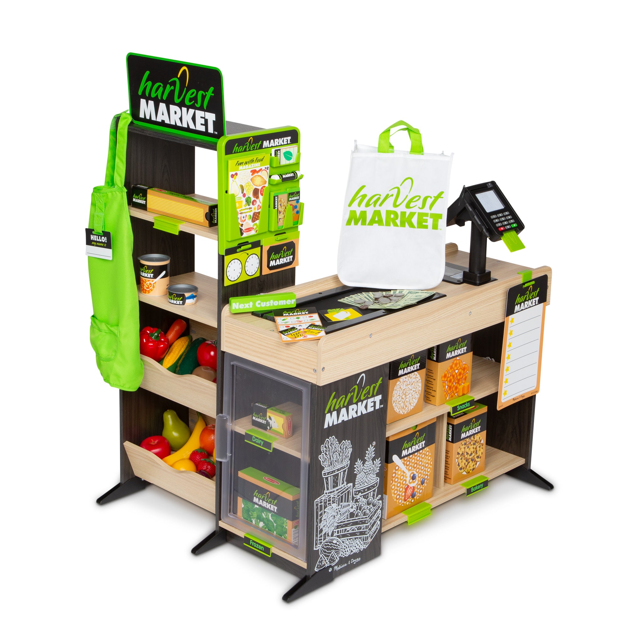 Harvest Market Grocery Store & Companion Collection - Fresh Organic Produce, Pantry Staples & Household Essentials for Healthy Living & Home Cooking