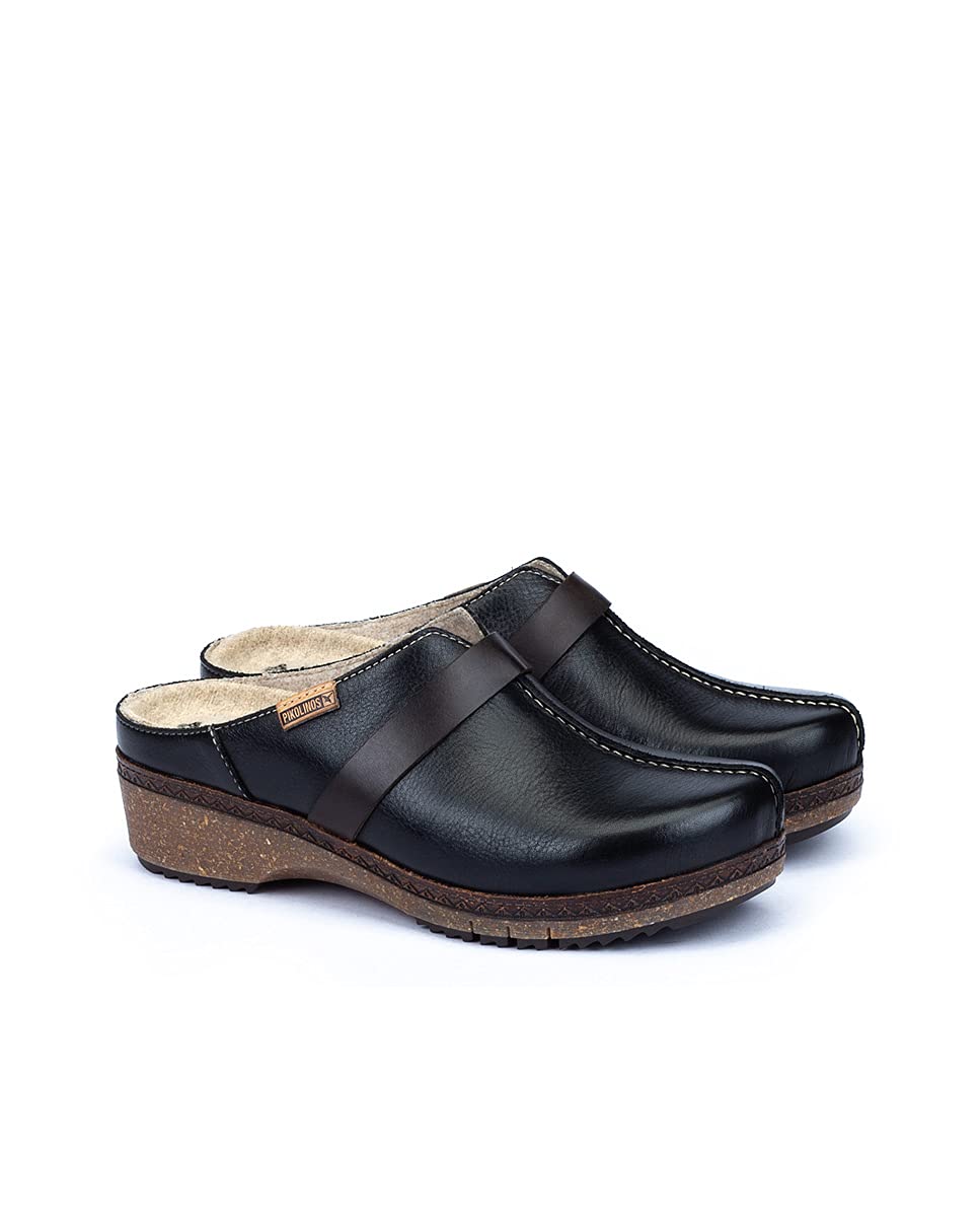 PIKOLINOS Women's Leather Clogs - Granada Style Comfortable Slip-On Shoes for Casual Wear, Walking & Outdoor Activities