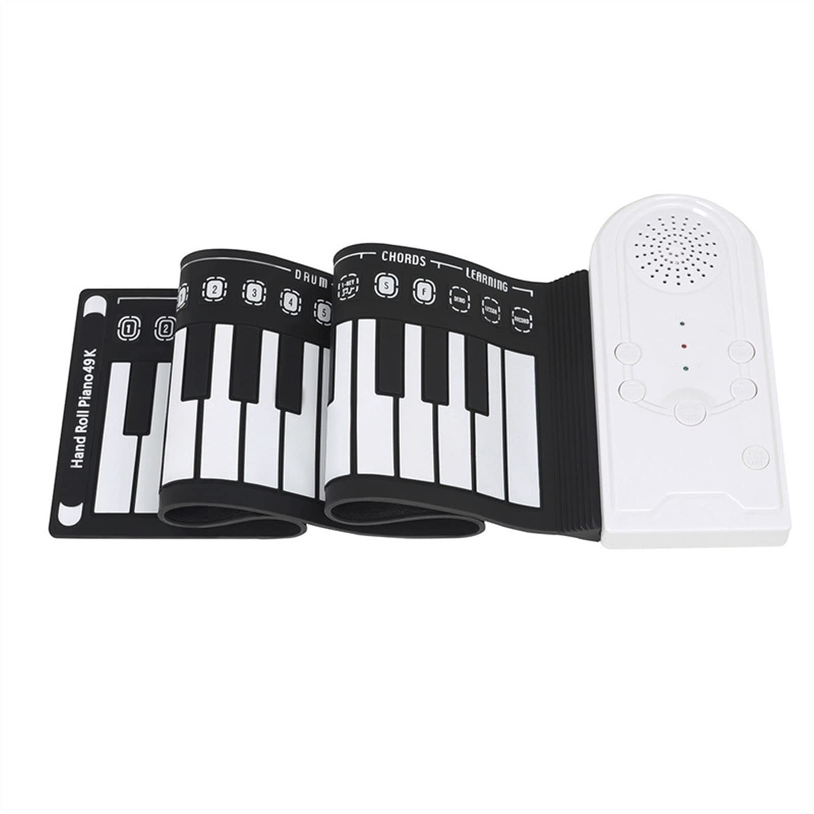 49-Key Electronic Folding Piano - Portable Roll Up Digital Keyboard with Built-in Speaker | Perfect for Home Practice, Travel & Music Learning