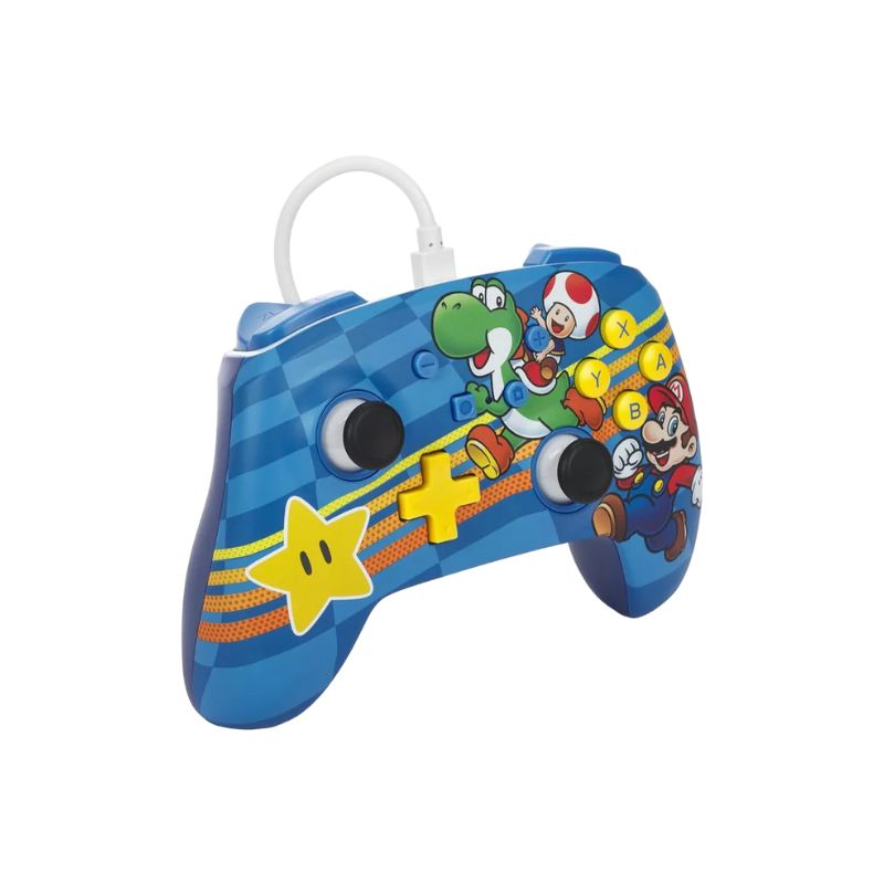 PowerA Super Mario Edition Nintendo Switch Wired Controller - Perfect for Gaming, Multiplayer Battles & Long Play Sessions