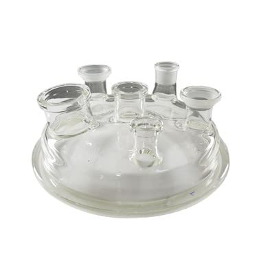 High-Quality Single Jacketed Glass Reactor Lids for Laboratory Use - USA Lab Equipment for Chemical Reactions & Distillation Processes
