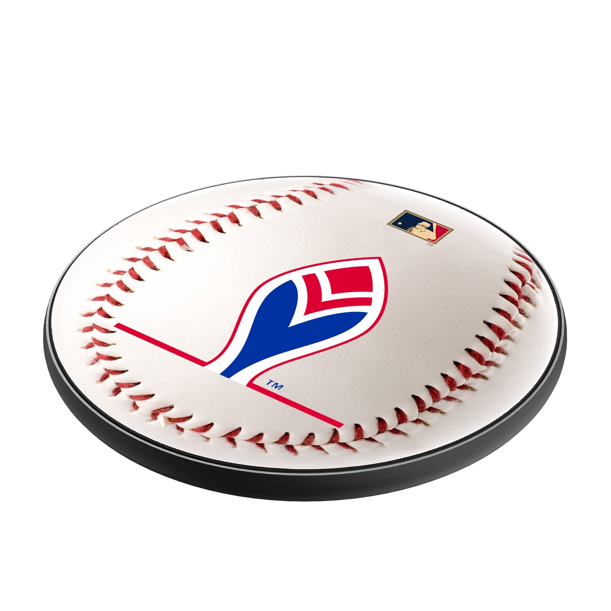 Atlanta Braves 1972-1975 Cooperstown Collection 15W Fast Wireless Charger - Perfect for Baseball Fans, Office & Home Use