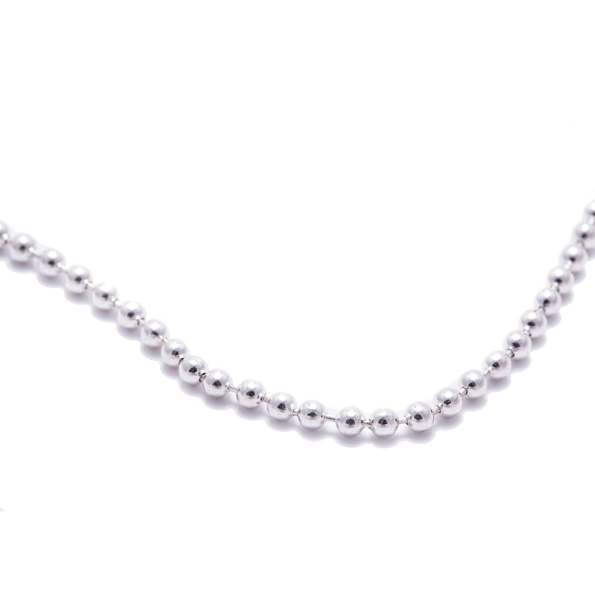 Got All Your Marbles Silver Clad Steel Ball Chain Necklace - Stylish Unisex Jewelry for Everyday Wear, Gifts & Special Occasions