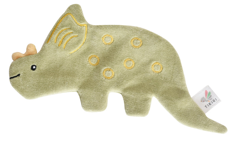 Tikiri Crinkle Scrunch Sensory Toy for Kids - Dinosaur Triceratops Shape - Autism & Stress Relief - Perfect for Fidgeting, Classroom, Travel & Sensory Play