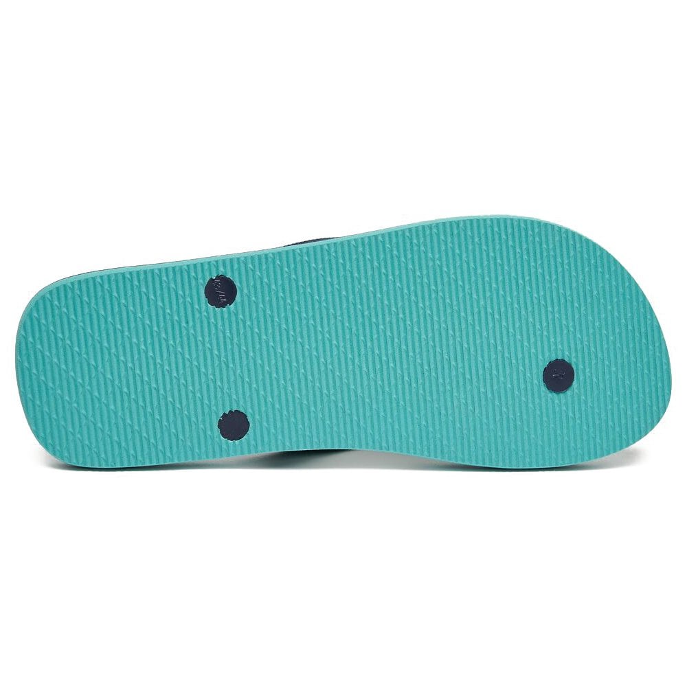 Oakley College Flip Flop Sandals for Women & Men - Comfortable Beach Slides in Teal Blue | Perfect for Pool, Beach, and Casual Summer Wear