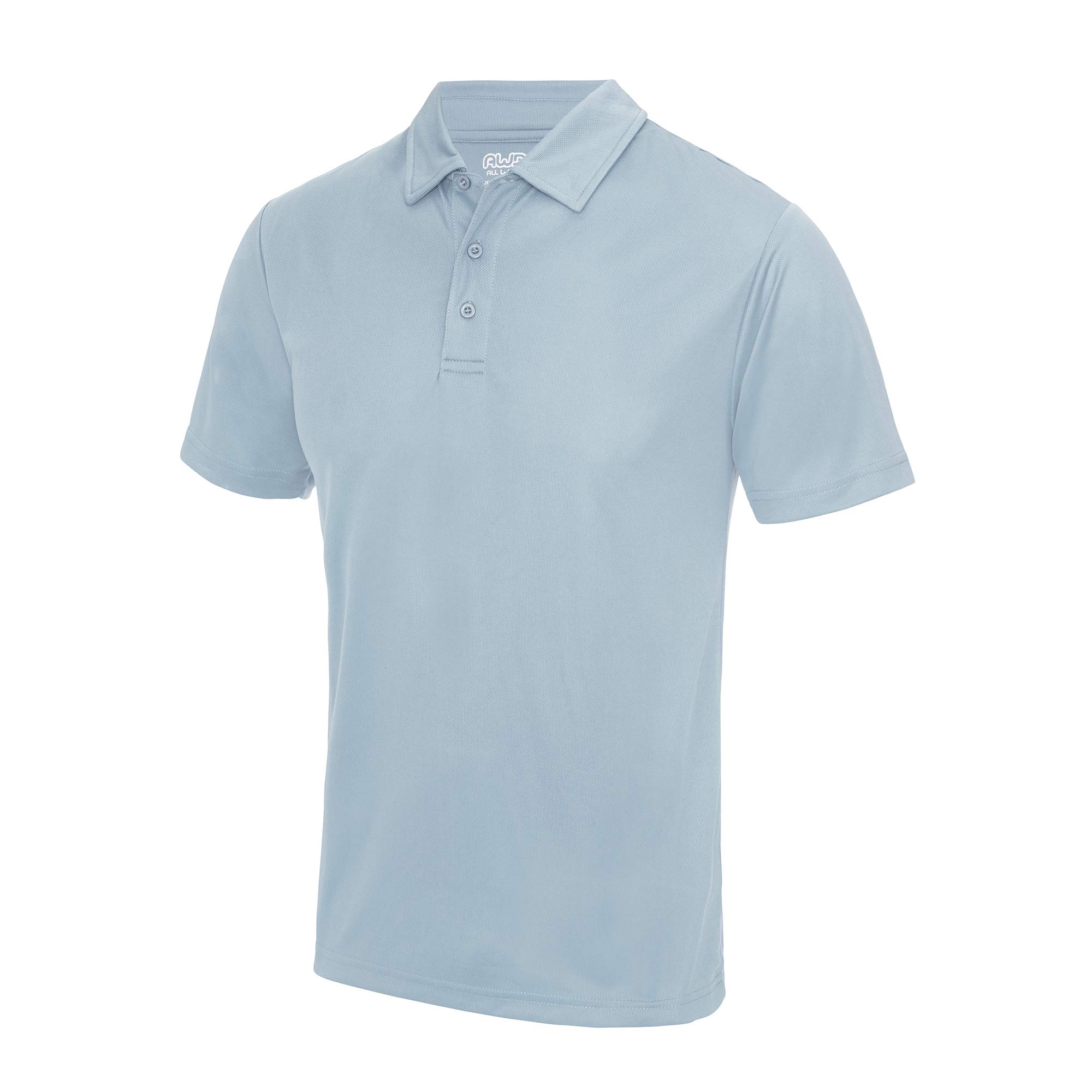 Just Cool Men's Plain Sports Polo Shirt - Breathable Quick-Dry Golf & Casual Wear for Outdoor Activities