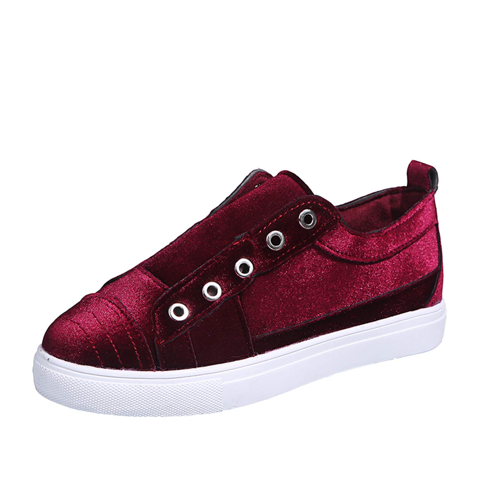 Women's Slip-On Canvas Sneakers - Comfortable Casual Low Top Loafers for Everyday Wear | Perfect for Walking, Travel & Work