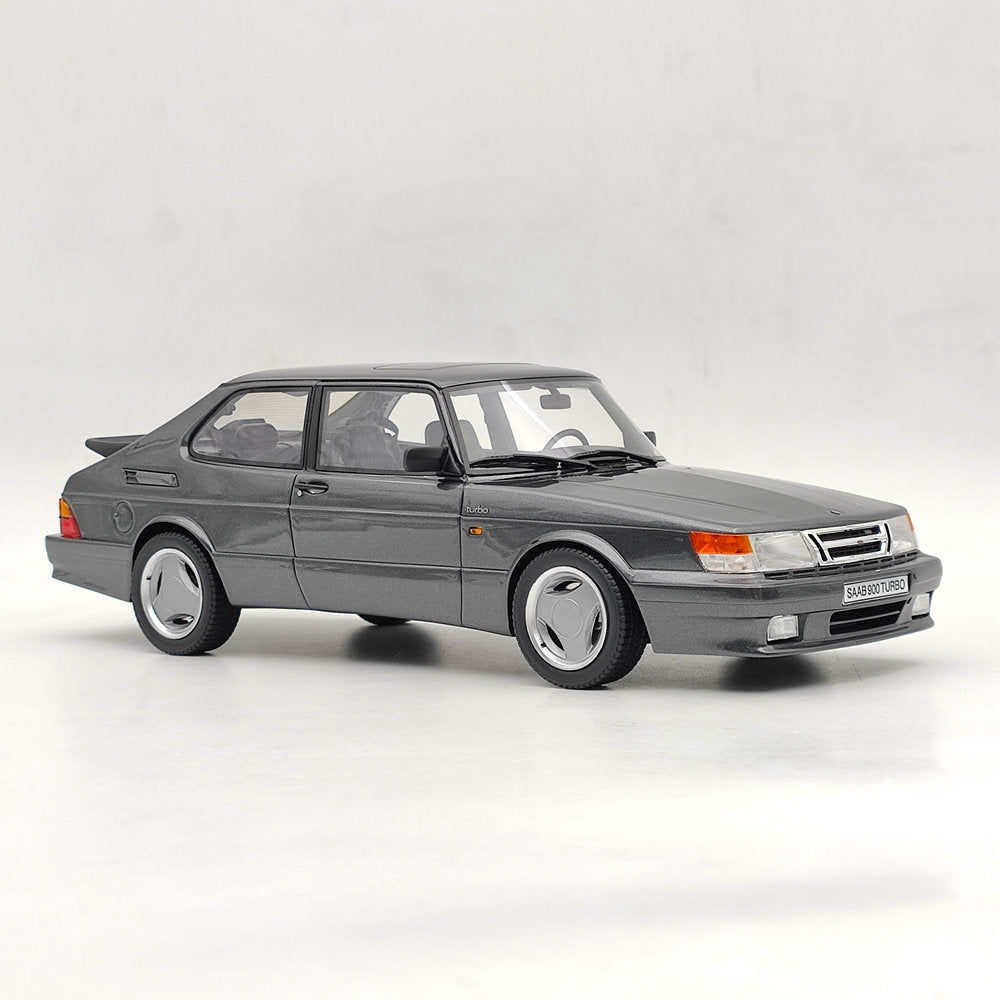 1/18 Scale Saab 900 Turbo T16 Airflow Grey Resin Model Car - DNA Collectibles DNA000113 - Perfect for Car Enthusiasts, Collectors & Home/Office Display