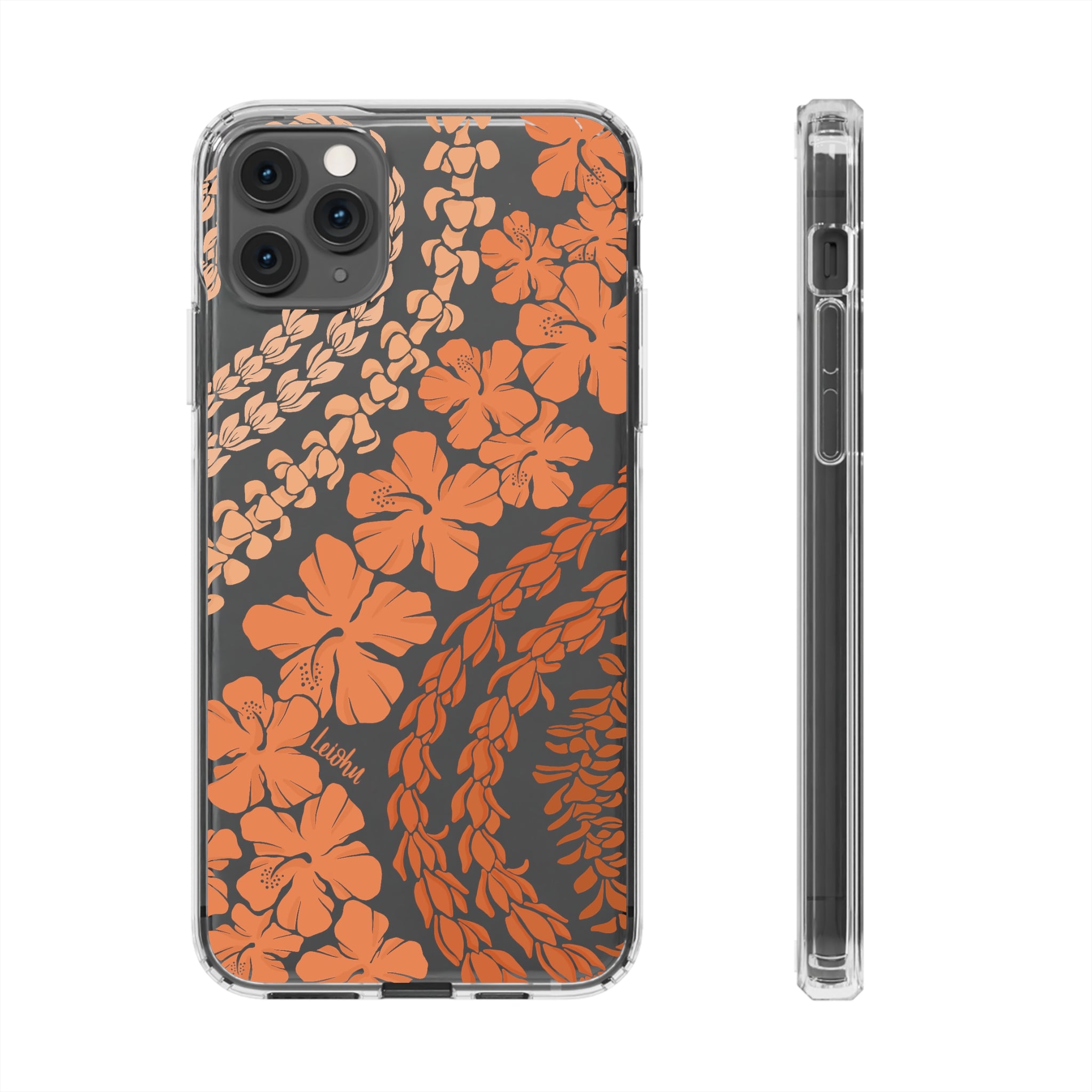 Groovy Lei Warm Clear Phone Case - Soft & Durable Protective Cover for iPhone & Android - Perfect for Winter, Outdoor Activities & Everyday Use