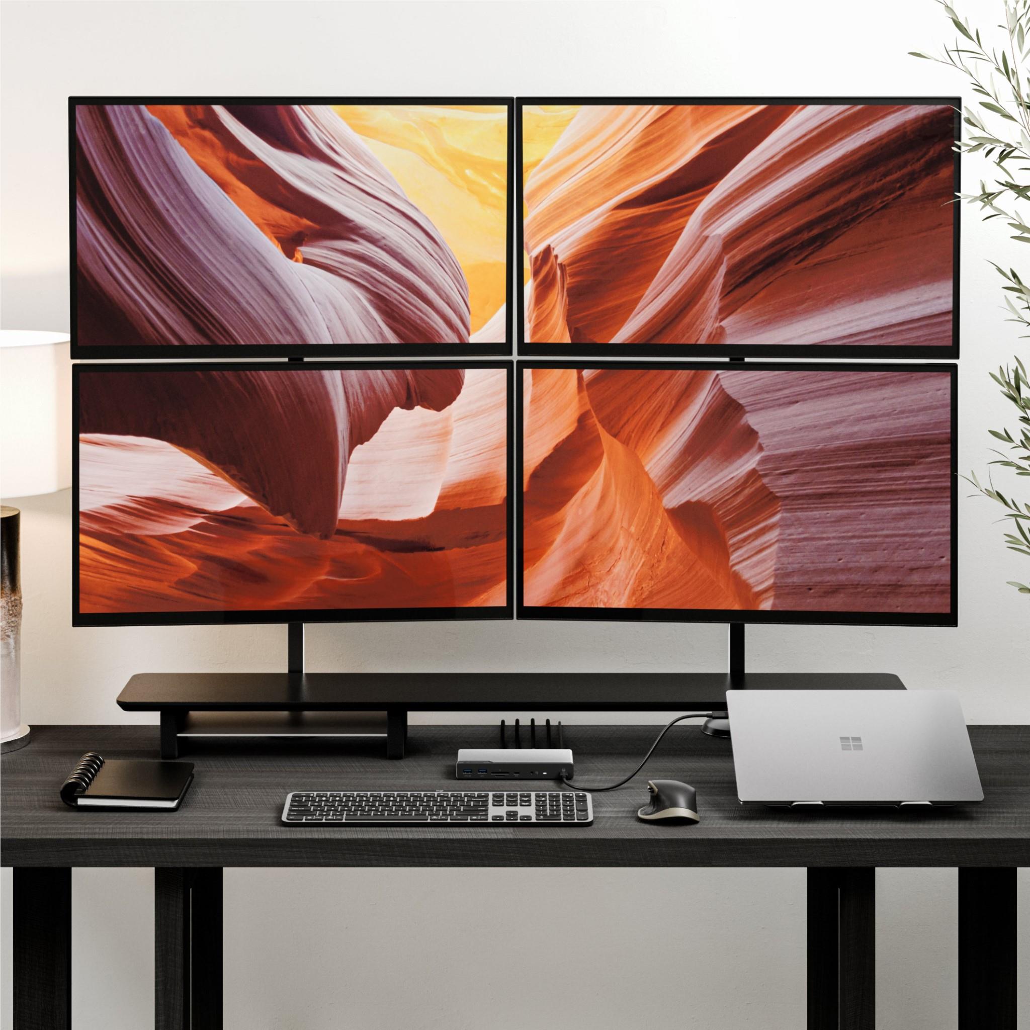 Alogic 16-in-1 Quad Display Docking Station with Power Adapter - 4K HDMI, USB-C Hub for MacBook Pro/Air, Windows Laptops - Perfect for Home Office & Multi-Monitor Workstations