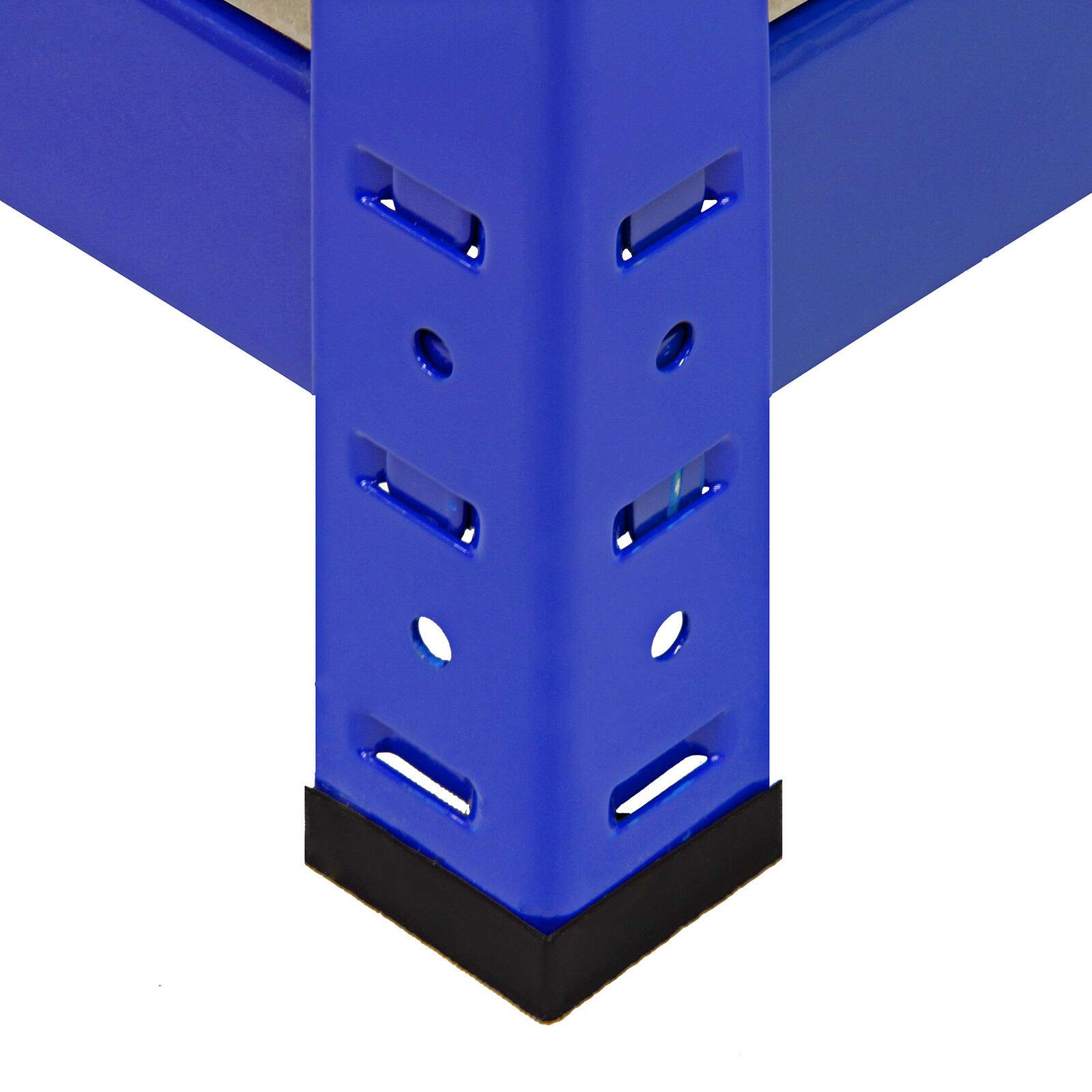 Heavy Duty 5-Tier Metal Shelving Unit - 148x70x30cm Freestanding Industrial Storage Rack, 750KG Capacity, Boltless Assembly - Blue Steel Shelf for Garage, Workshop, Shed, Office & Home Organization