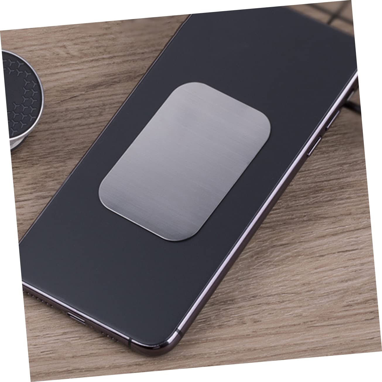 Strong Magnetic Car Phone Holder with Metal Plate - Universal Phone Case Magnet & Sticker - Secure Car Mount for Hands-Free Driving, Commuting, and Travel