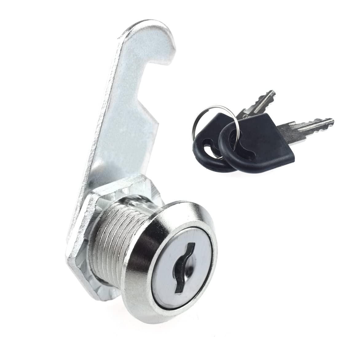 SDTC Tech 1 Pack Cabinet Cam Lock Set with 2 Keys - Secure Drawer Locks for Cabinets, Desks, Tables & Display Cases - Perfect for Home, Office & Retail Storage Security