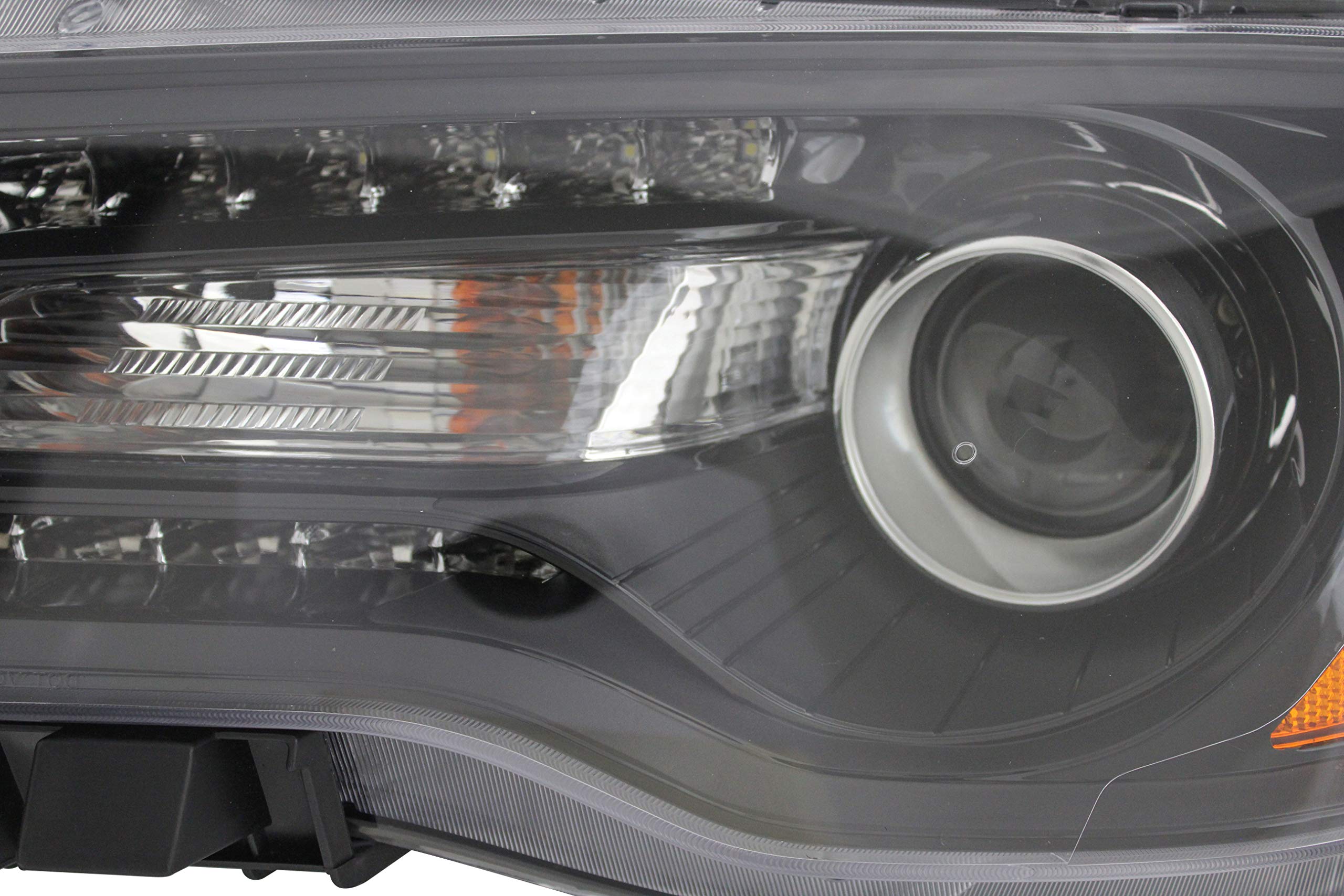 Chrysler 300 Headlights Replacement Set - Halogen Black Trim for 2012 2013 2014 Models - Driver & Passenger Side - Perfect for Night Driving & Enhanced Visibility